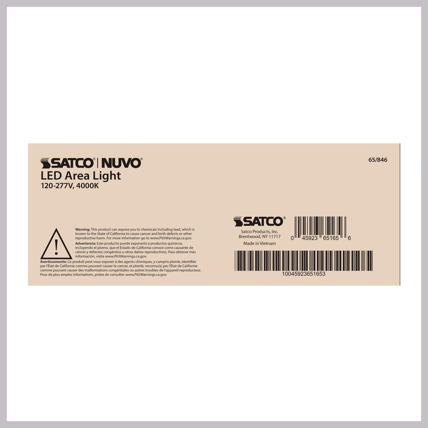 240W LED AREA LIGHT TYPE III - 65-846