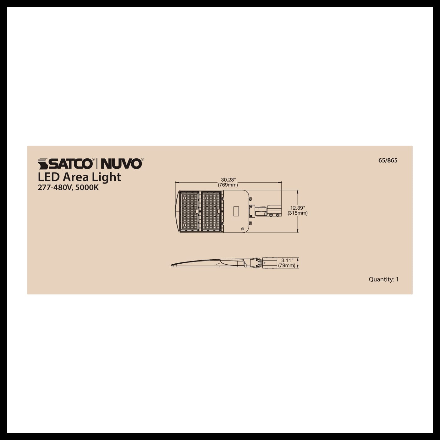 200W LED AREA LIGHT TYPE III - 65-865