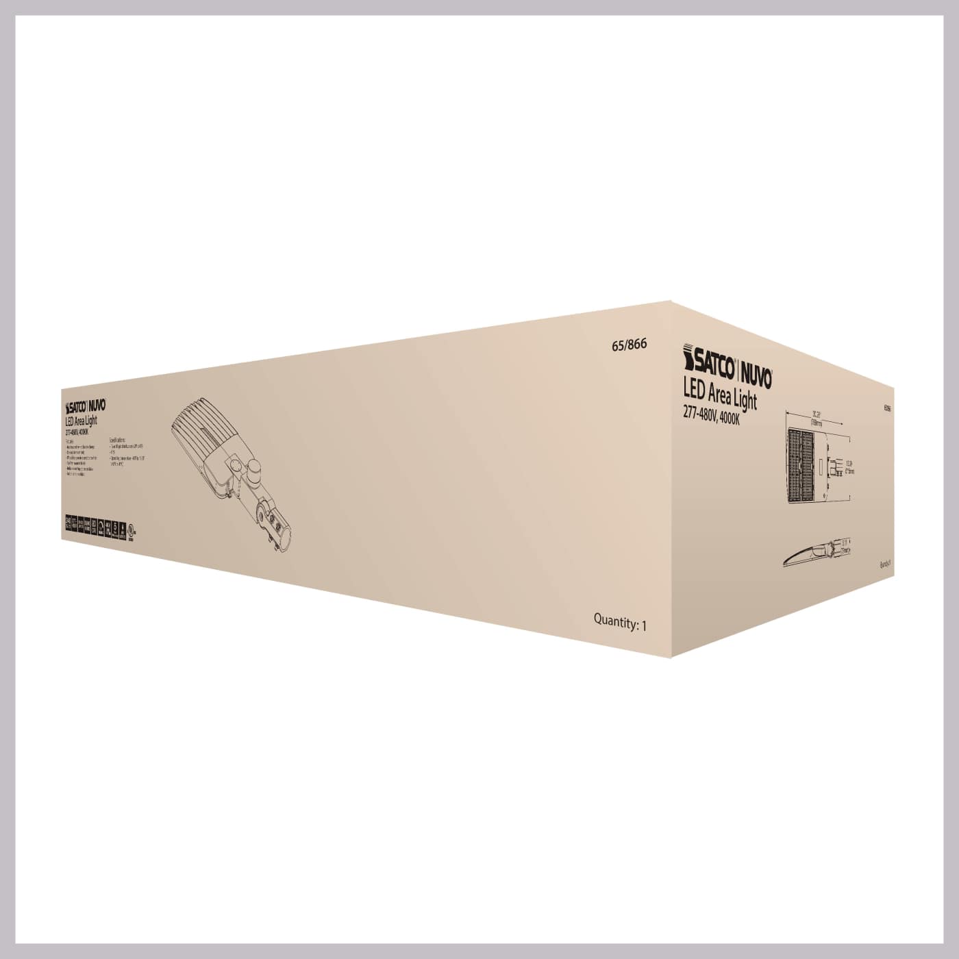 240W LED AREA LIGHT TYPE III - 65-866