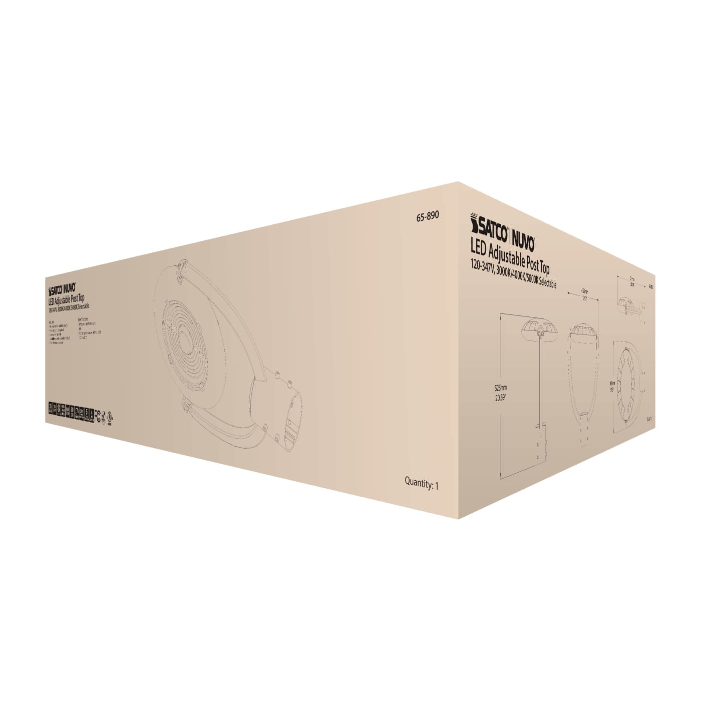 LED 35W POST TOP CCT SELECT - 65-890