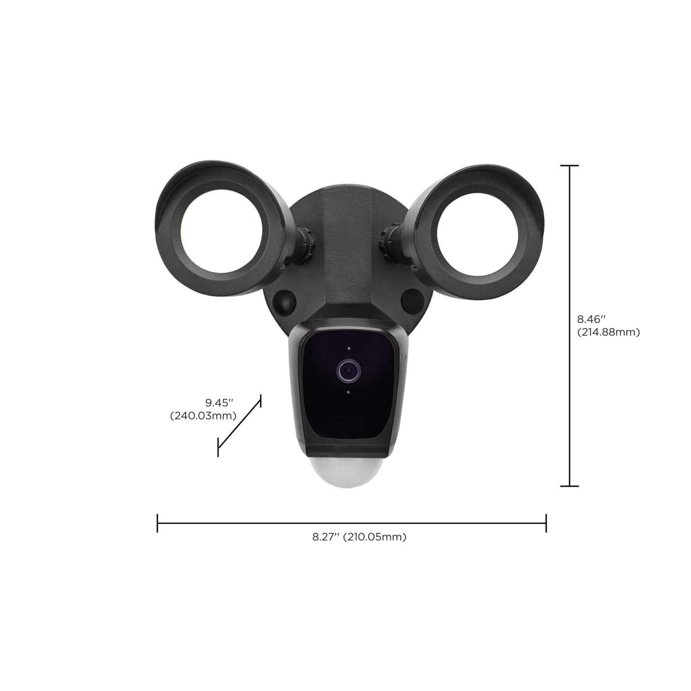 BULLET SEC LGT W/ CAMERA - BK - 65-901R1