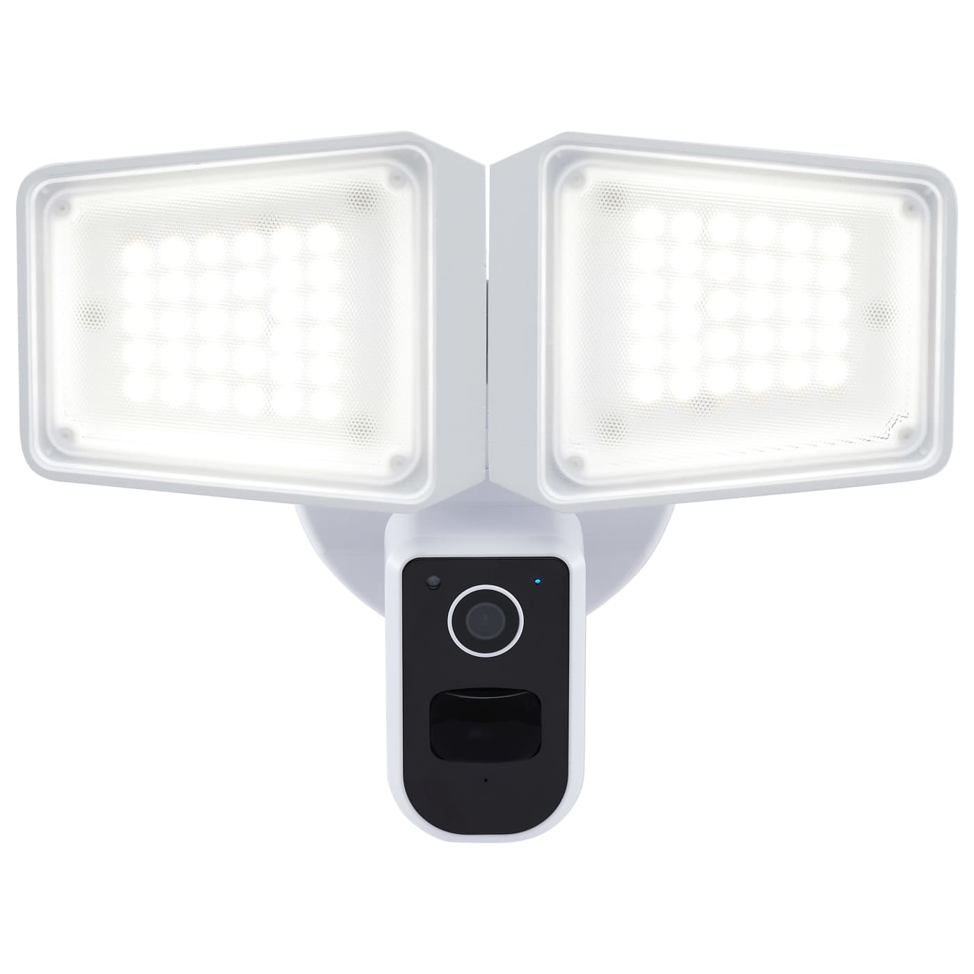 RECT SEC LGT W/ CAM-WHITE - 65-920