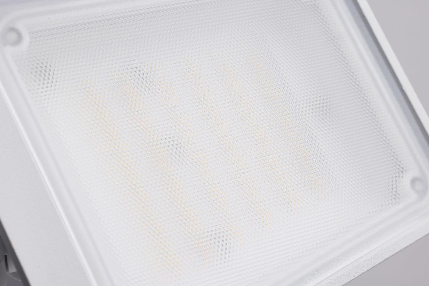 RECT SEC LGT W/ CAM-WHITE - 65-920