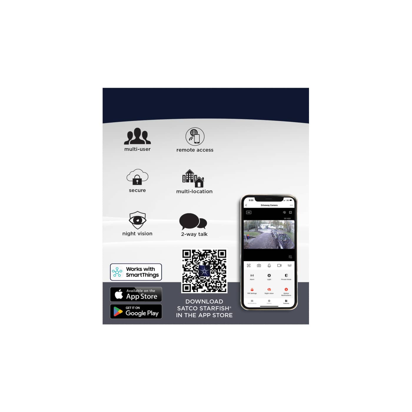 OUTDOOR P&T CAM-WHITE - 65-925