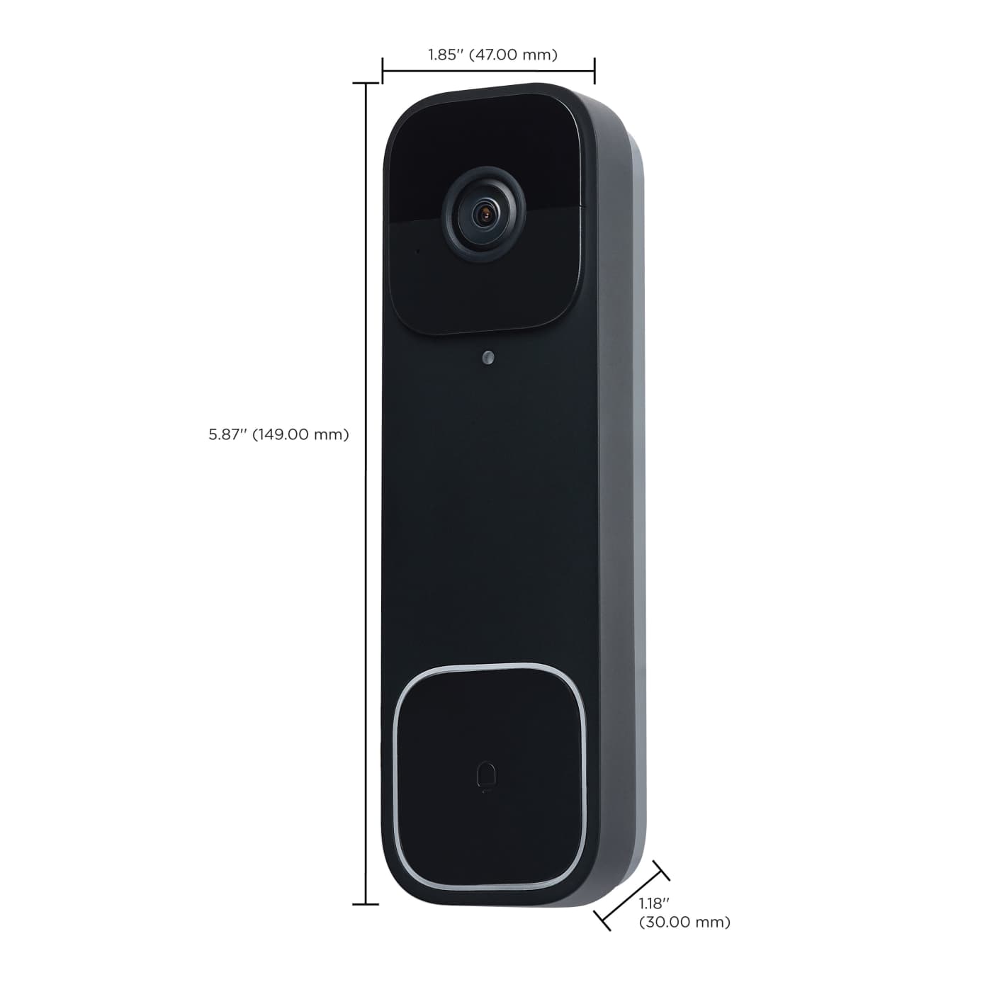 DOORBELL CAM WIRED/BLACK - 65-934