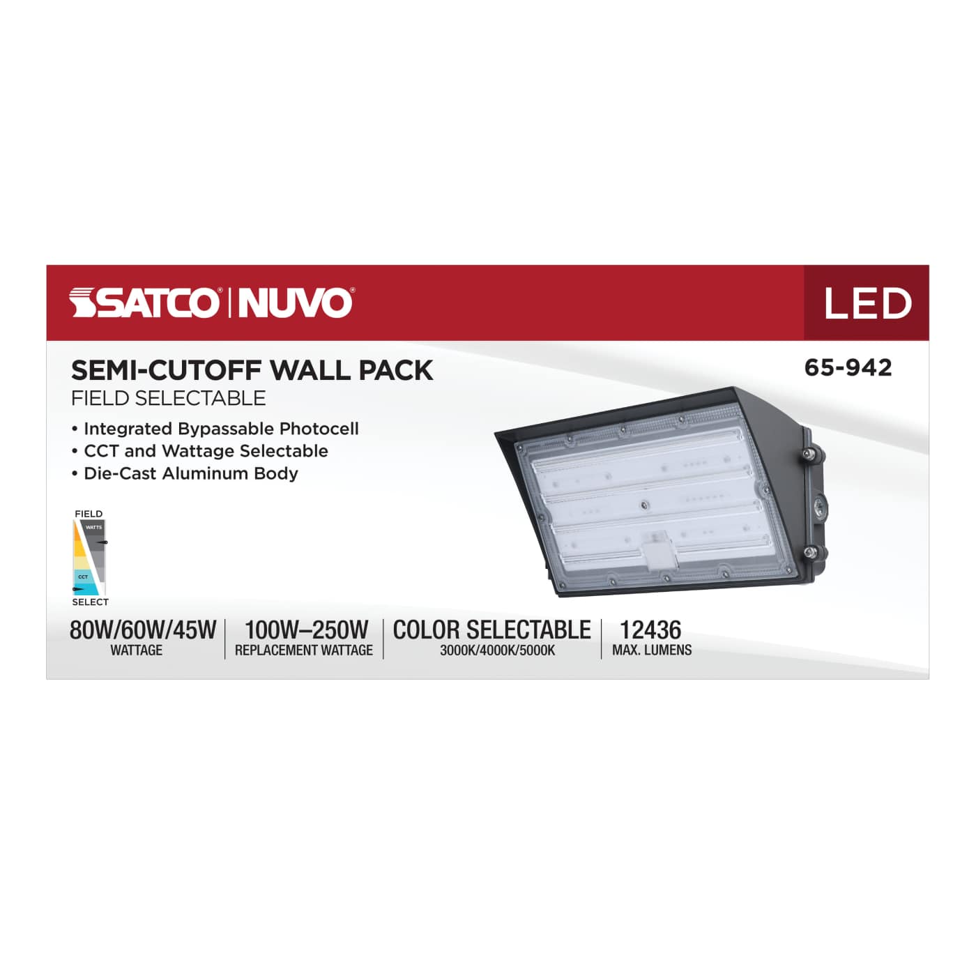 SEMI CUTOFF WALL PACK - 65-942