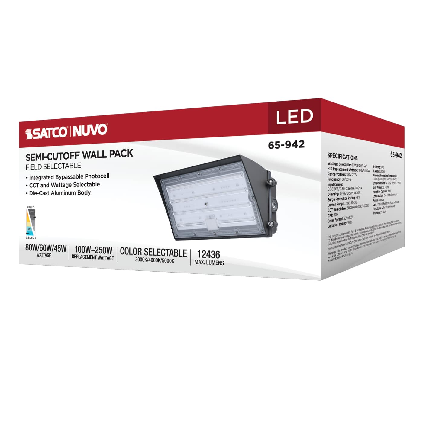 SEMI CUTOFF WALL PACK - 65-942