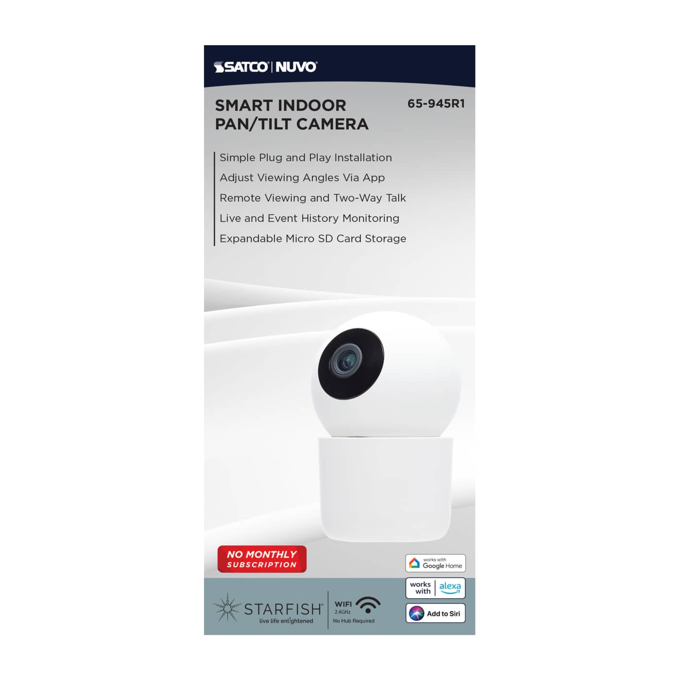 INDOOR P&T CAMERA - WHITE - 65-945R1
