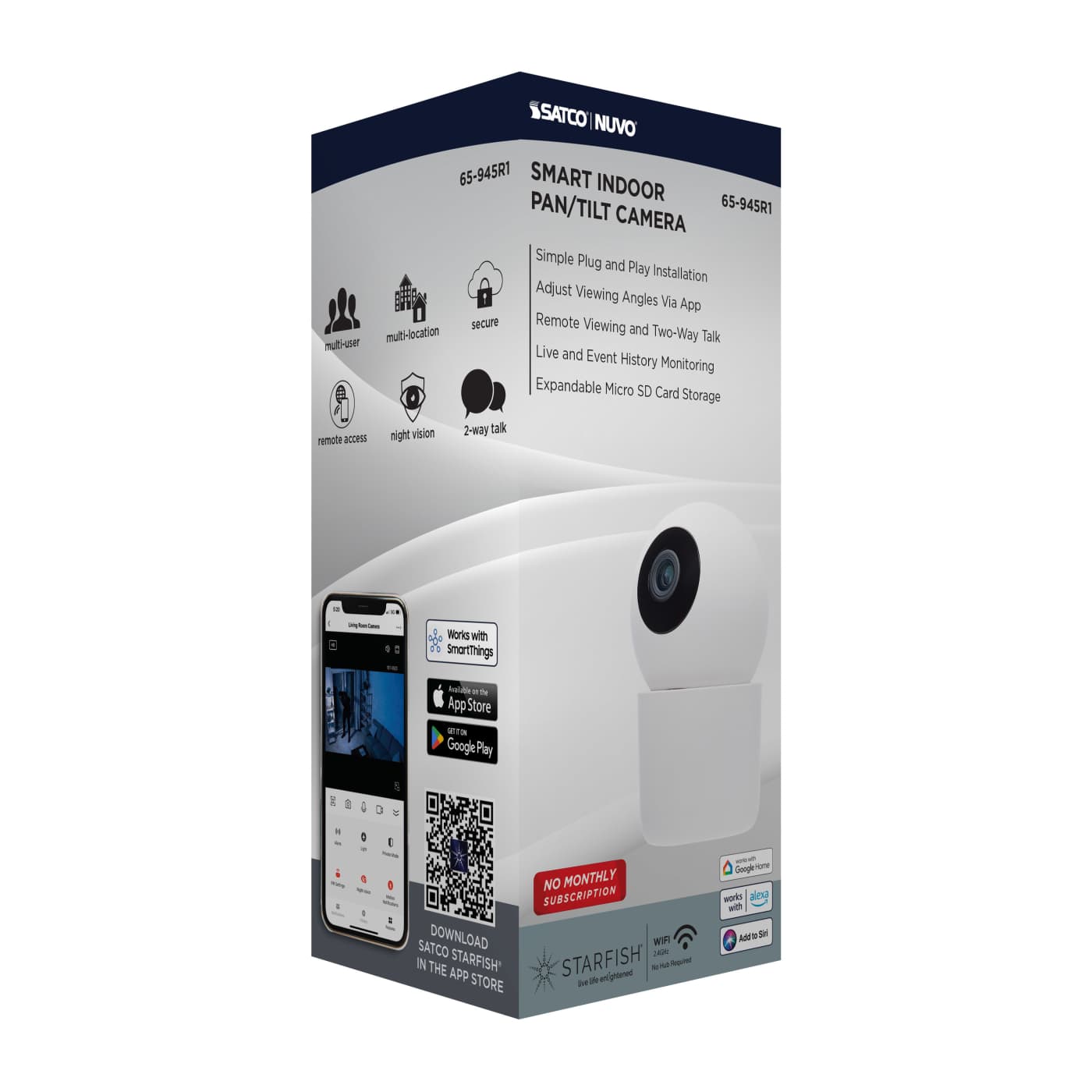 INDOOR P&T CAMERA - WHITE - 65-945R1