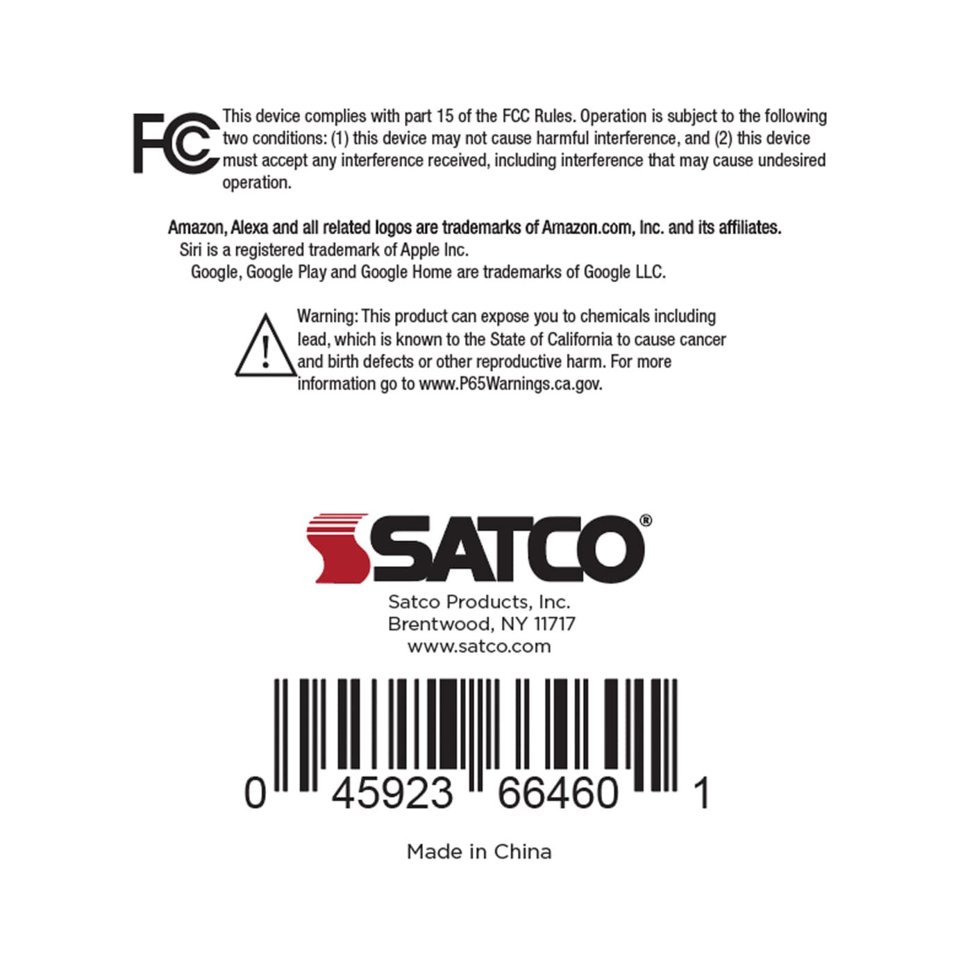 INDOOR P&T CAM-WHITE - 65-945