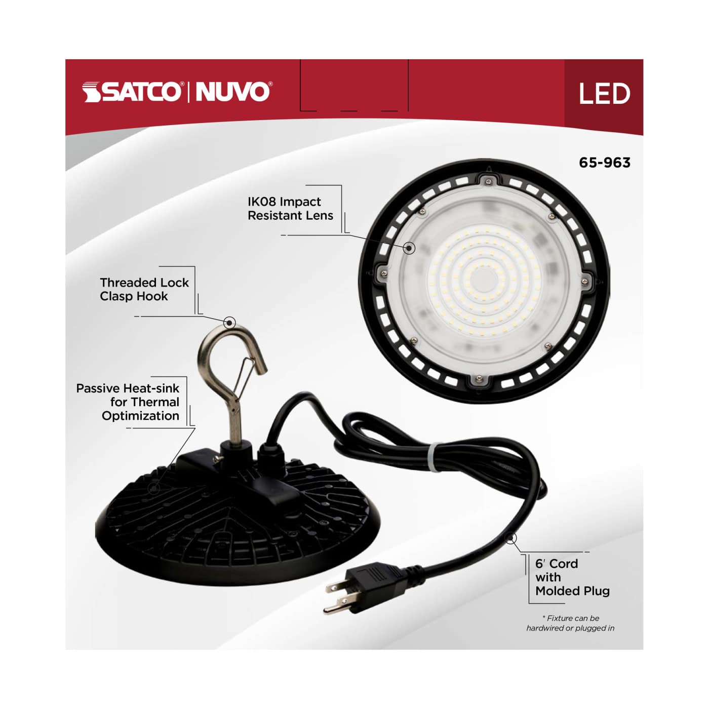 LED 80W UFO W/PLUG/120V - 65-963