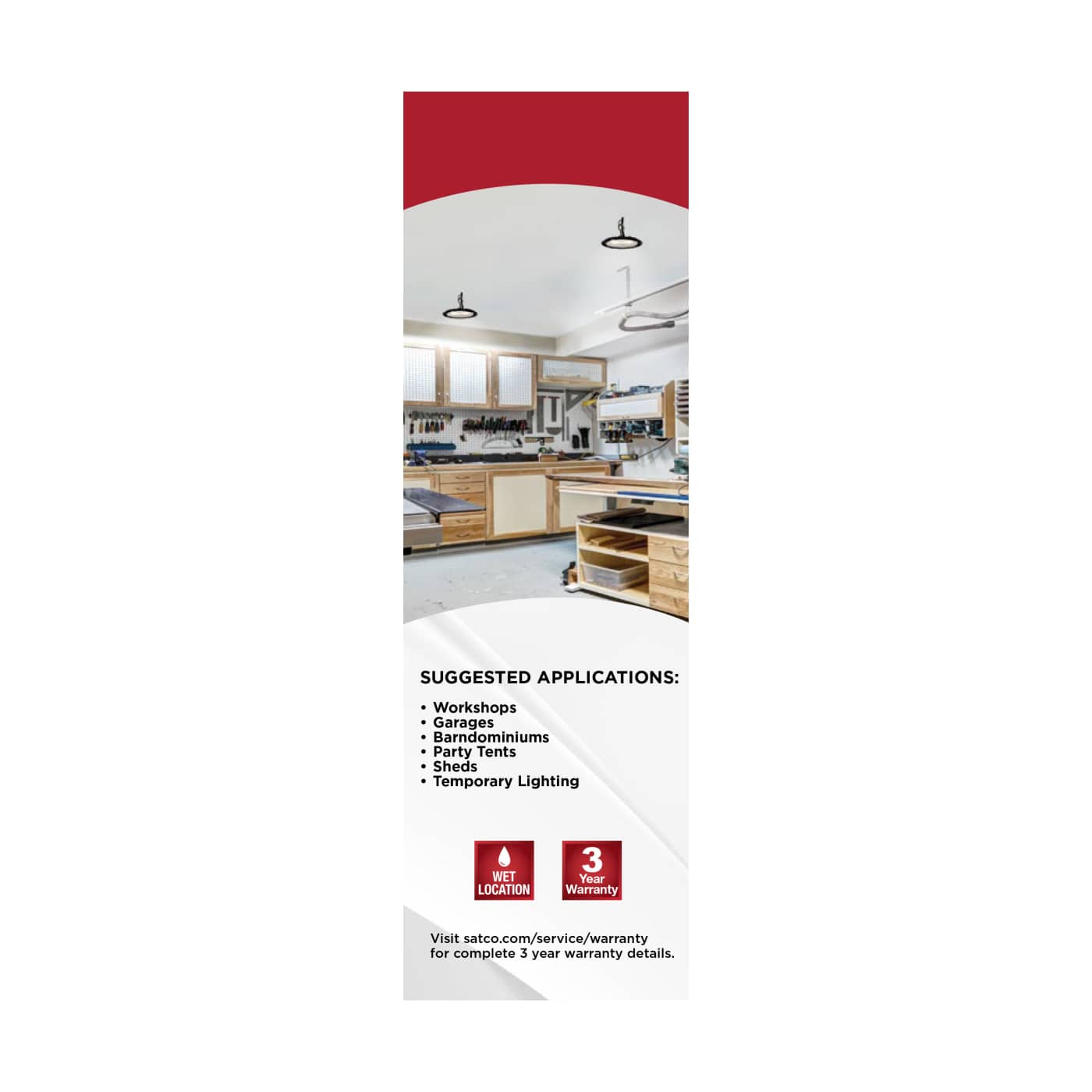 LED 80W UFO W/PLUG/120V - 65-965