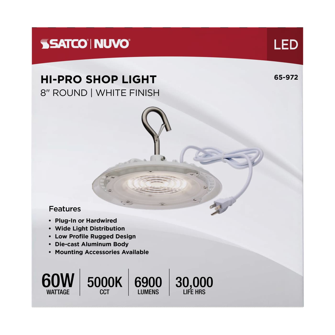 LED 60W UFO W/PLUG/120V - 65-972