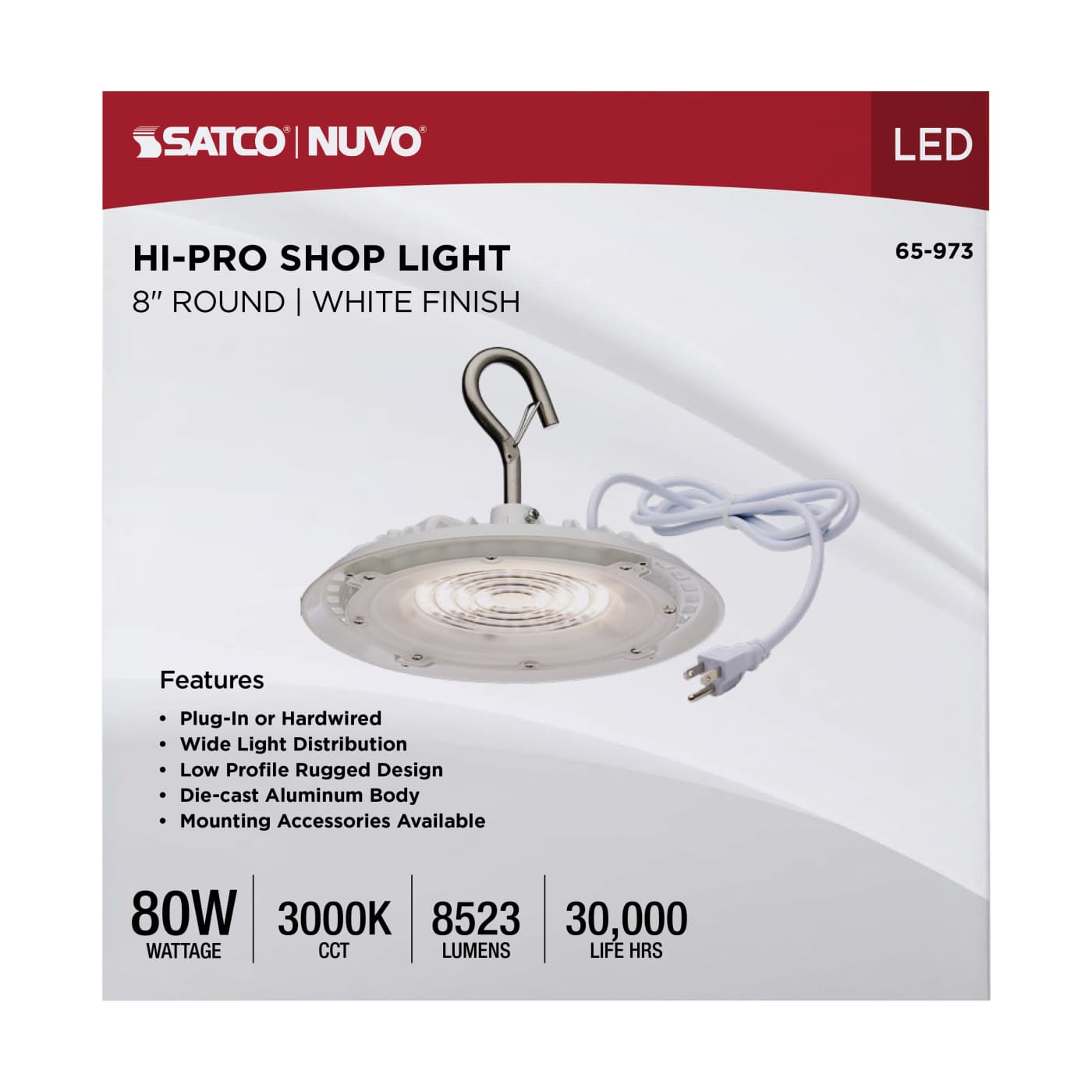 LED 80W UFO W/PLUG/120V - 65-973