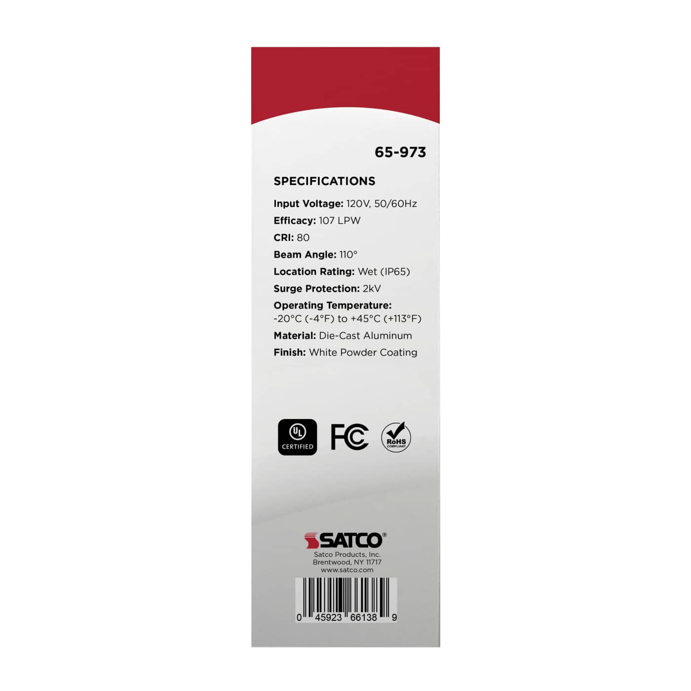 LED 80W UFO W/PLUG/120V - 65-973