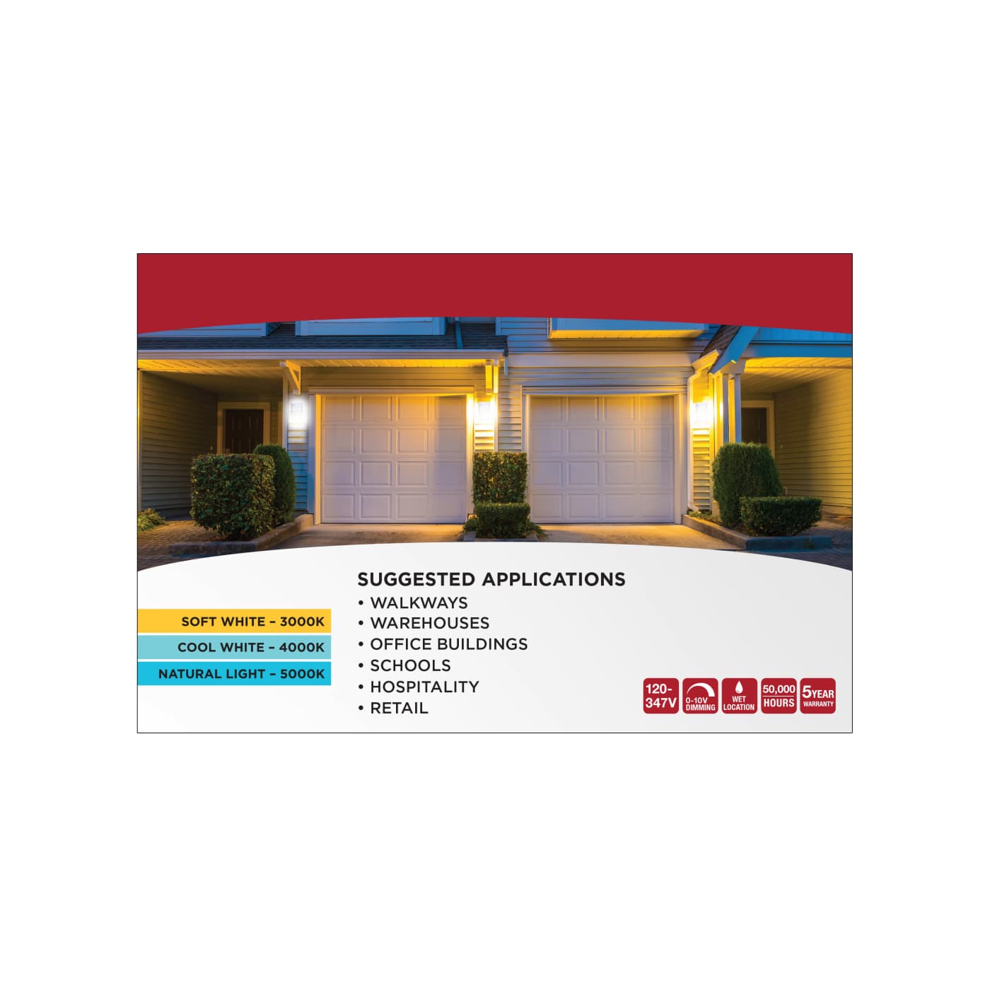 LED ENTRYWAY WALL PACK - 65-987