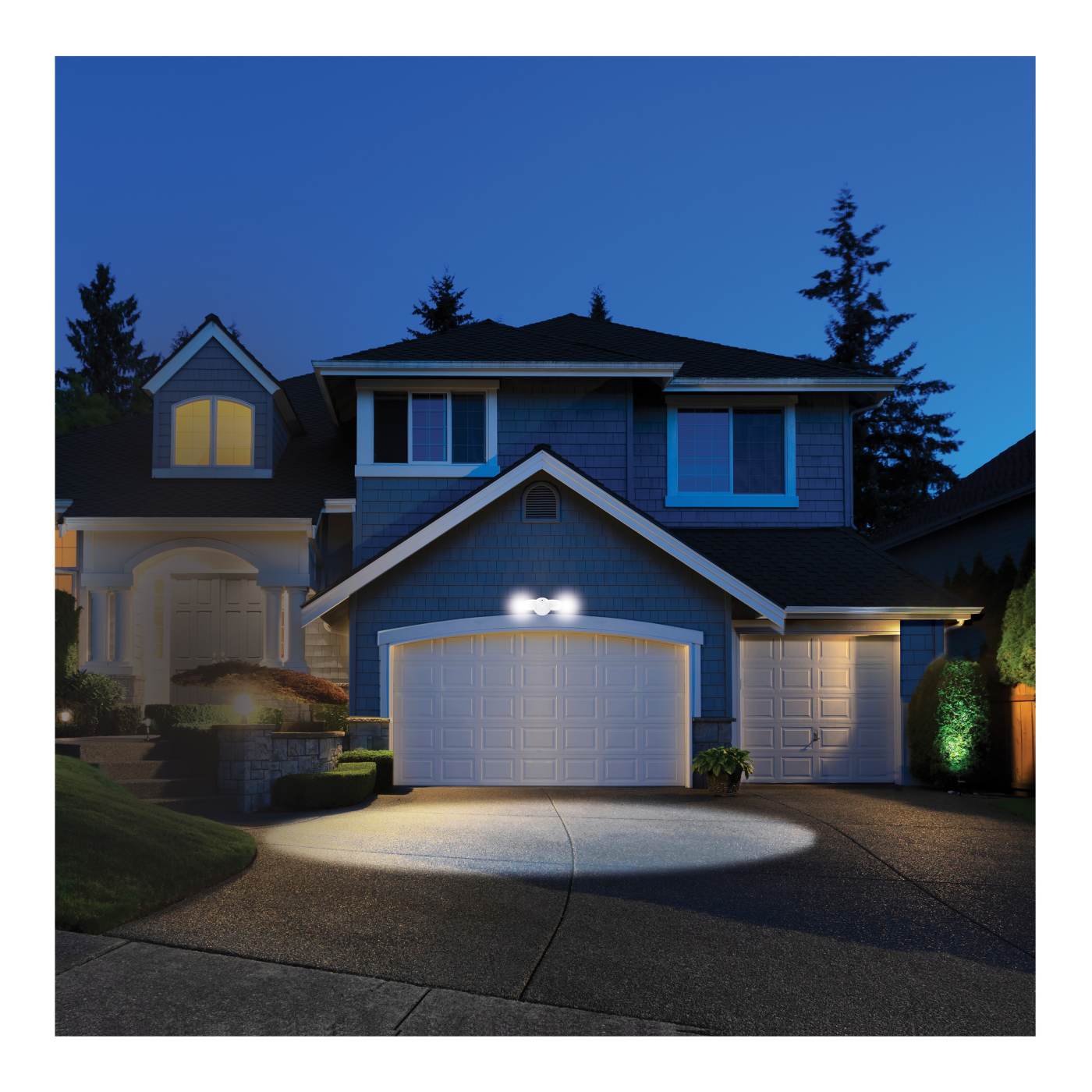 LED 2 HEAD SECURITY FLOOD - 65-995