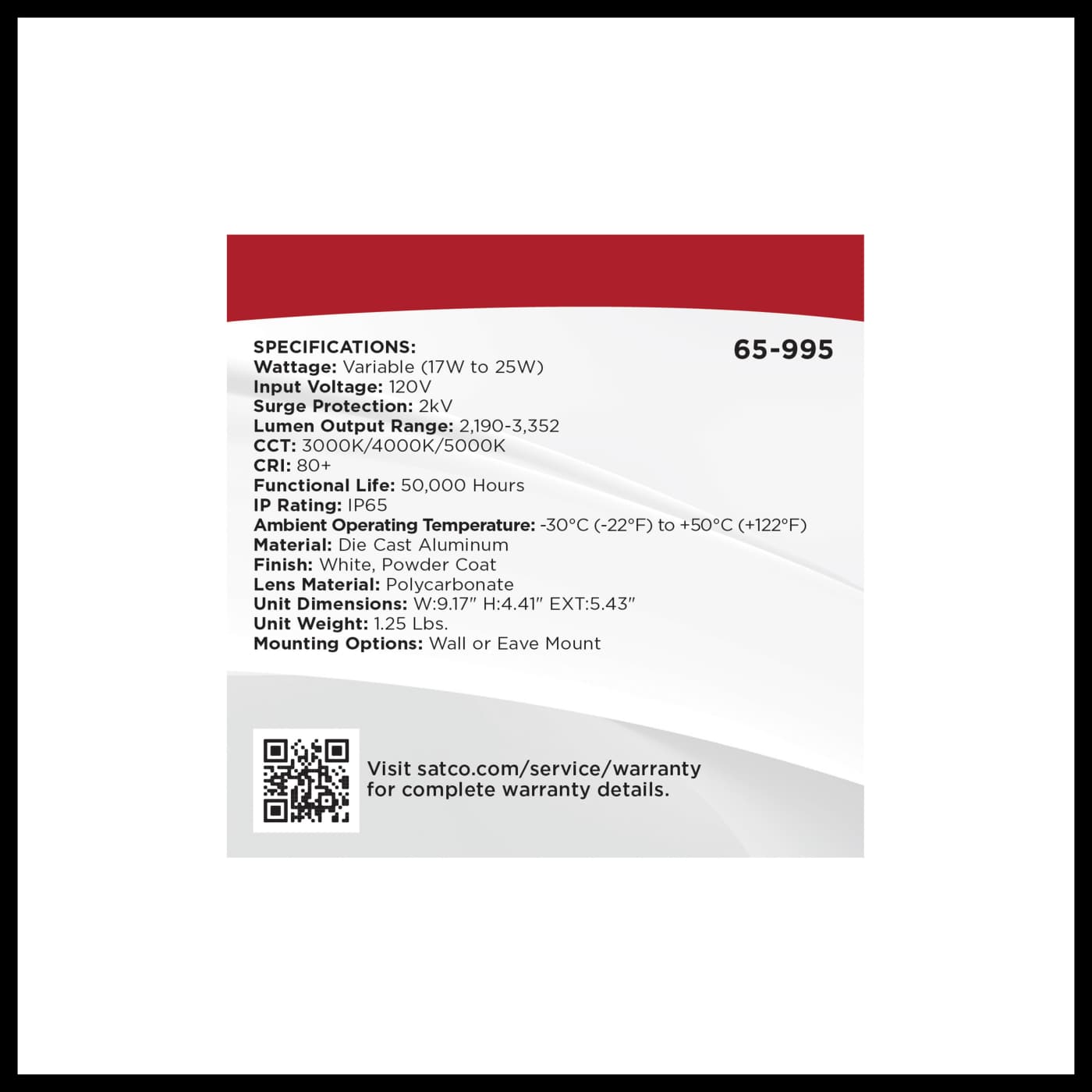 LED 2 HEAD SECURITY FLOOD - 65-995