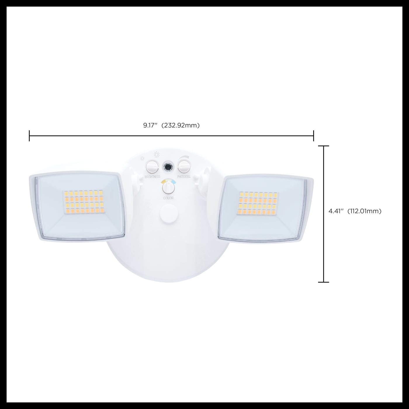 LED 2 HEAD SECURITY FLOOD - 65-995