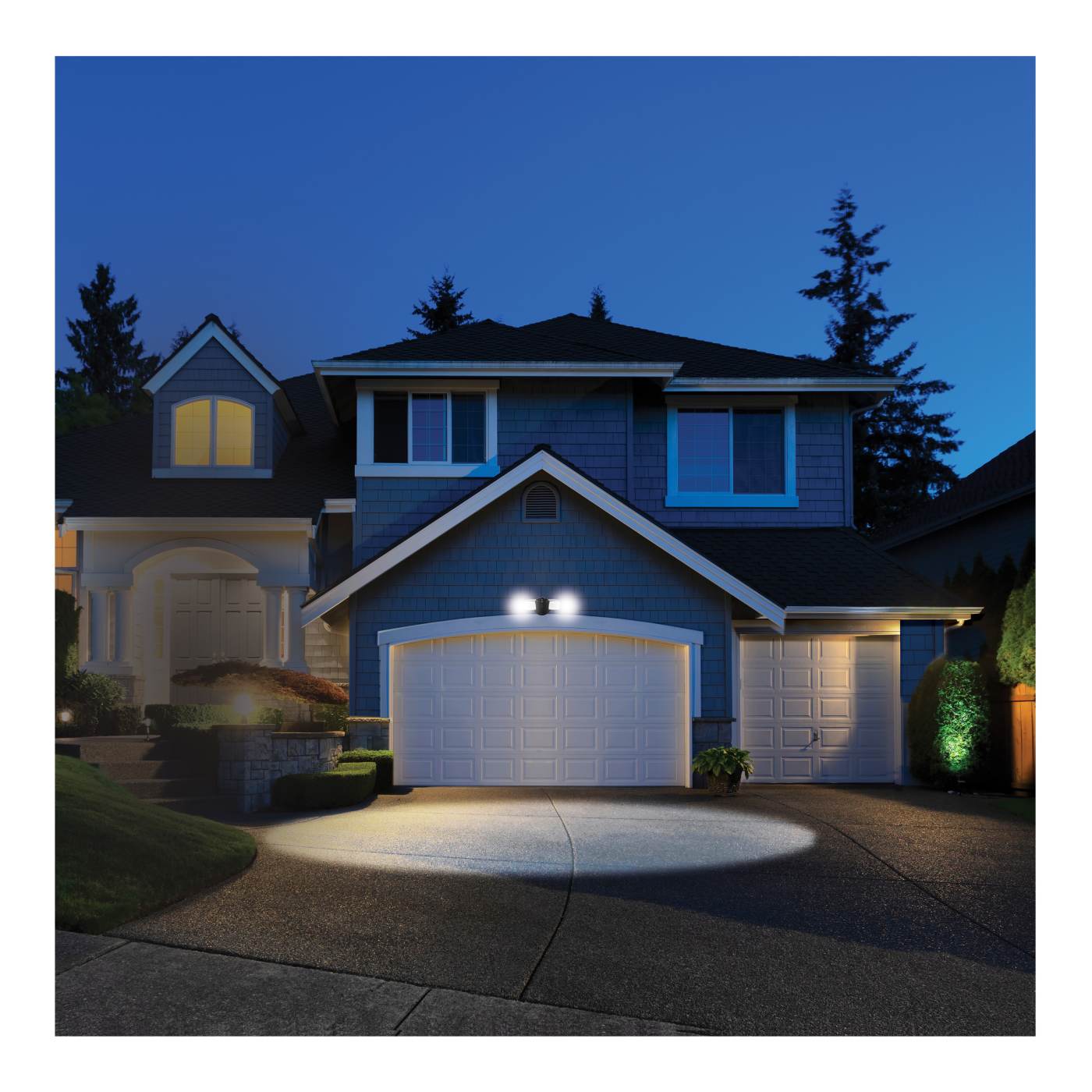 LED 2 HEAD SECURITY FLOOD - 65-996
