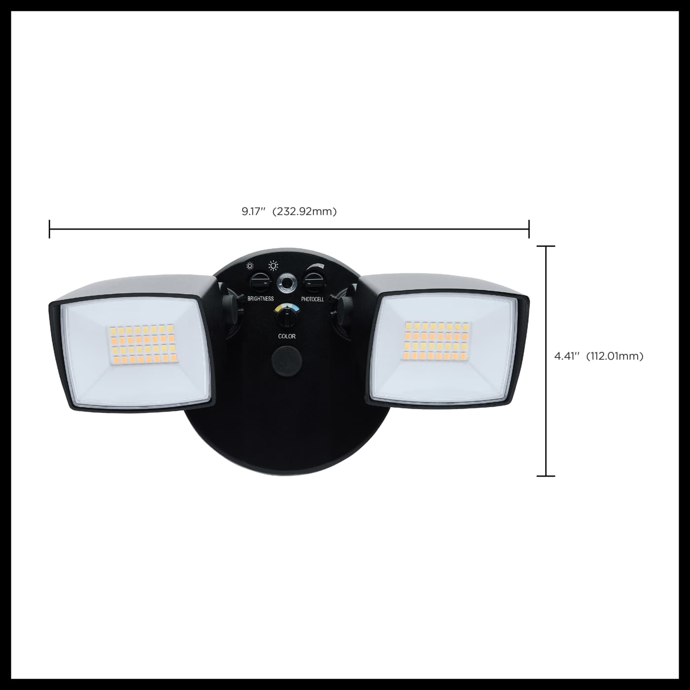 LED 2 HEAD SECURITY FLOOD - 65-996