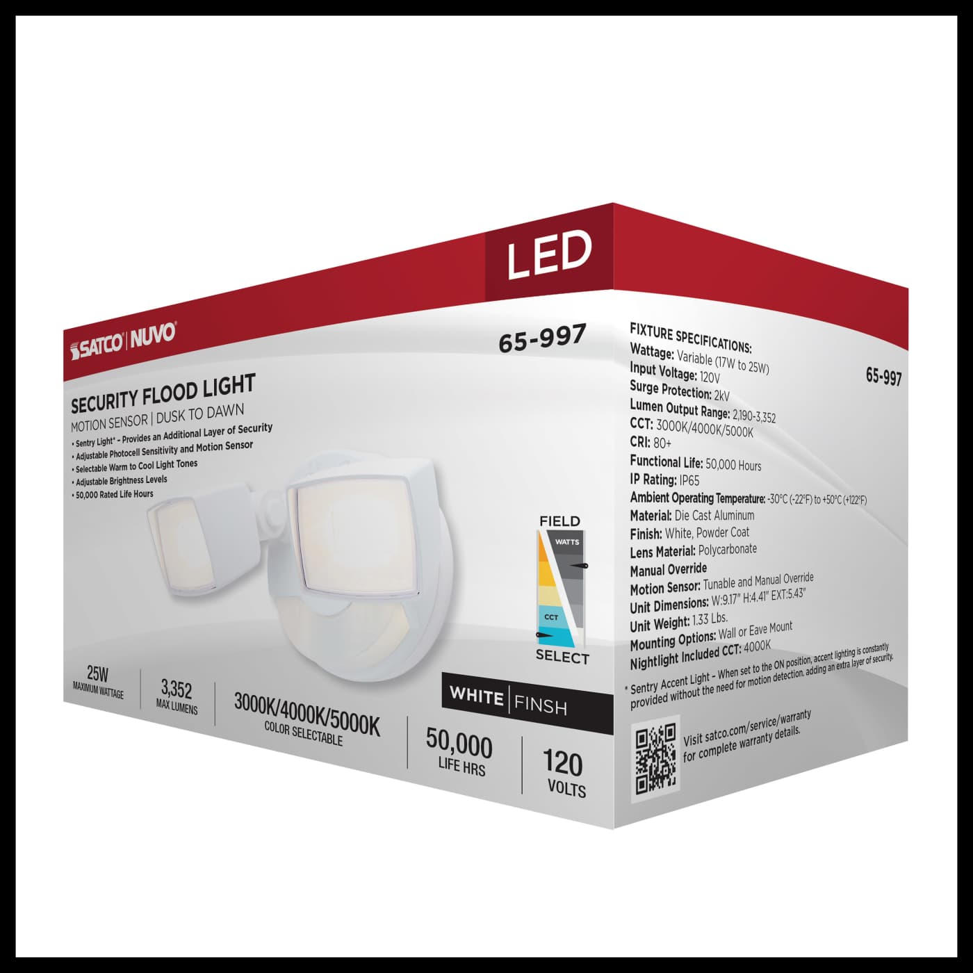 LED 2 HEAD SECURITY FLOOD - 65-997