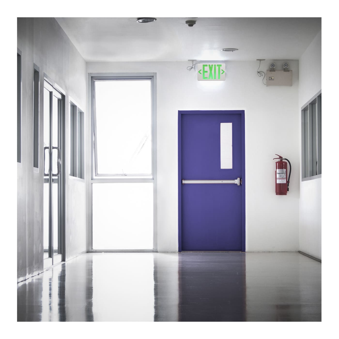 EXIT SIGN - GREEN - 67-100