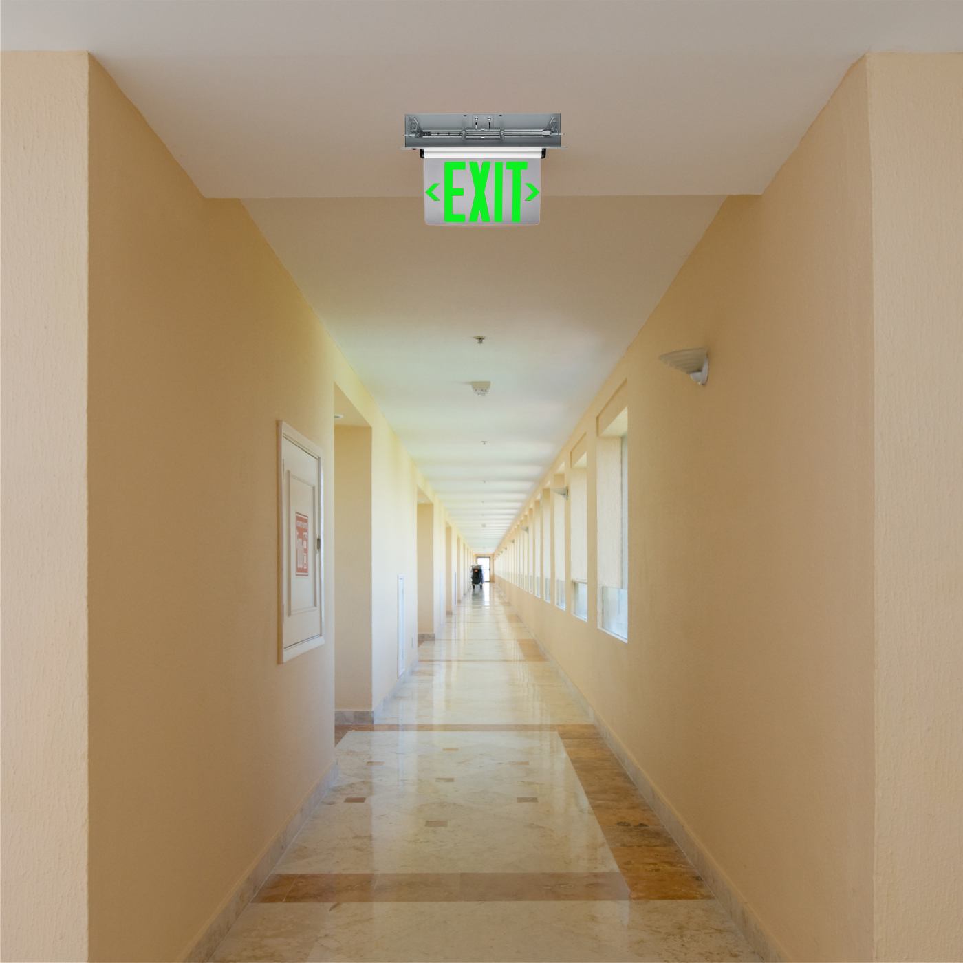 REC EL EXIT SIGN - DF GR MIR - 67-115