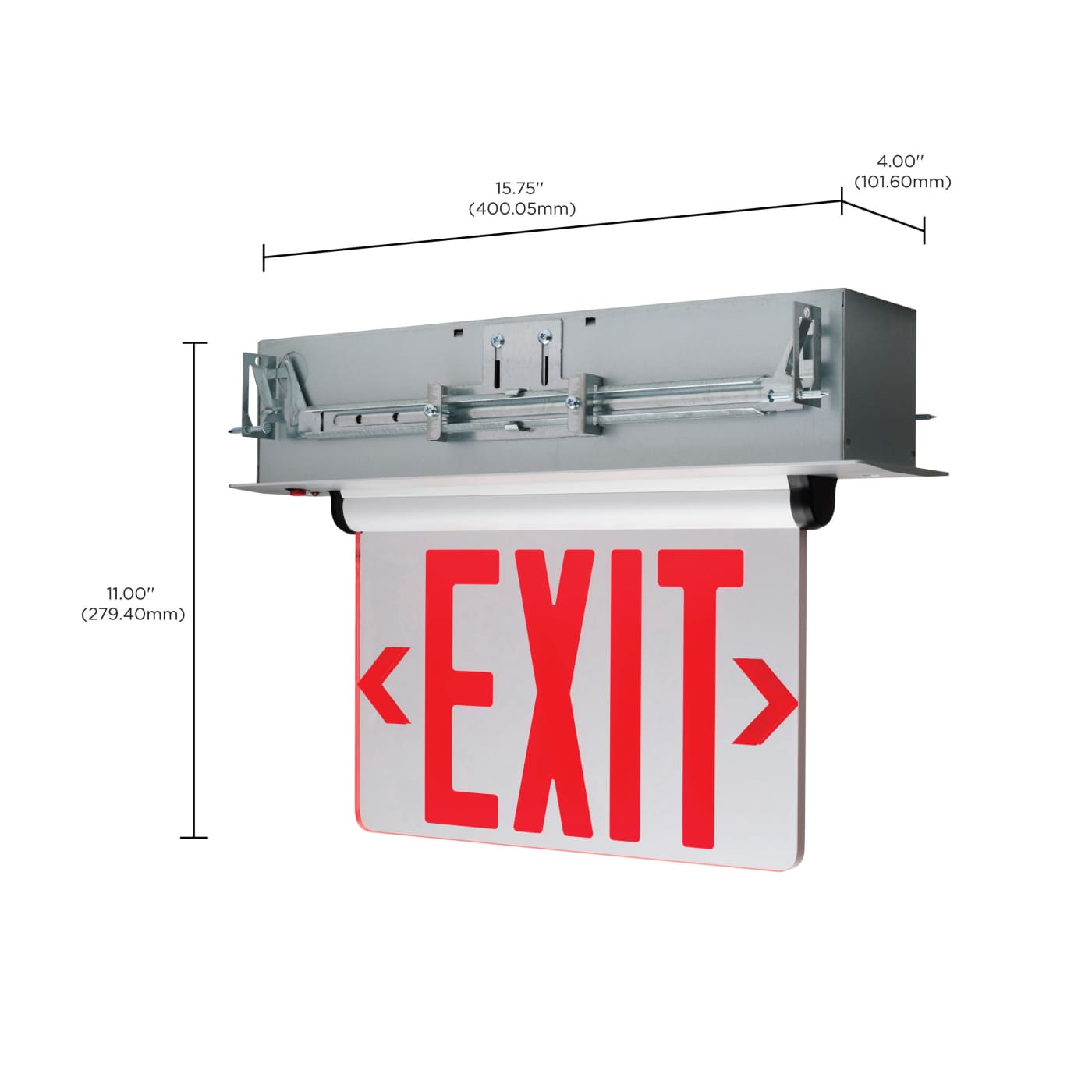 REC EL EXIT SIGN - DF RD MIR - 67-117