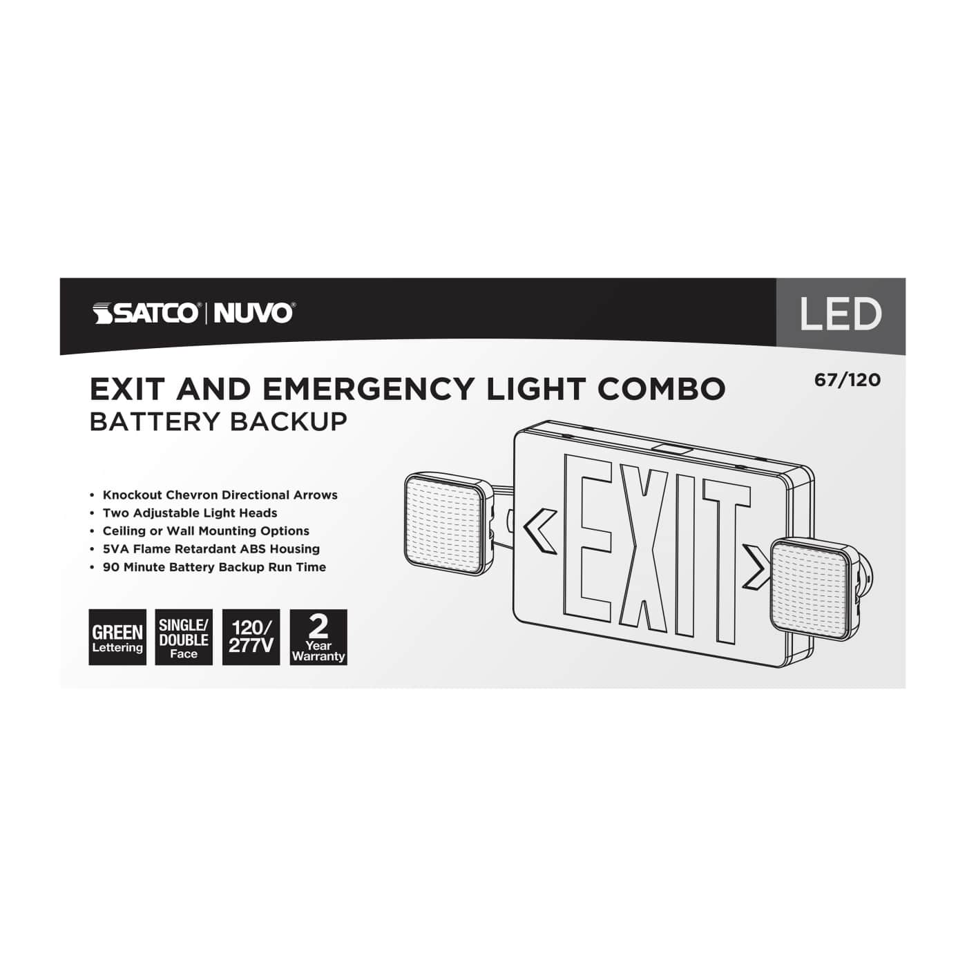 EXIT/LIGHT DH - GREEN - 67-120