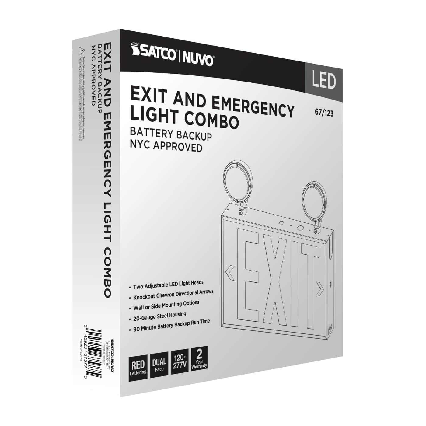 EXIT/LIGHT DH - RED - NYC - 67-123