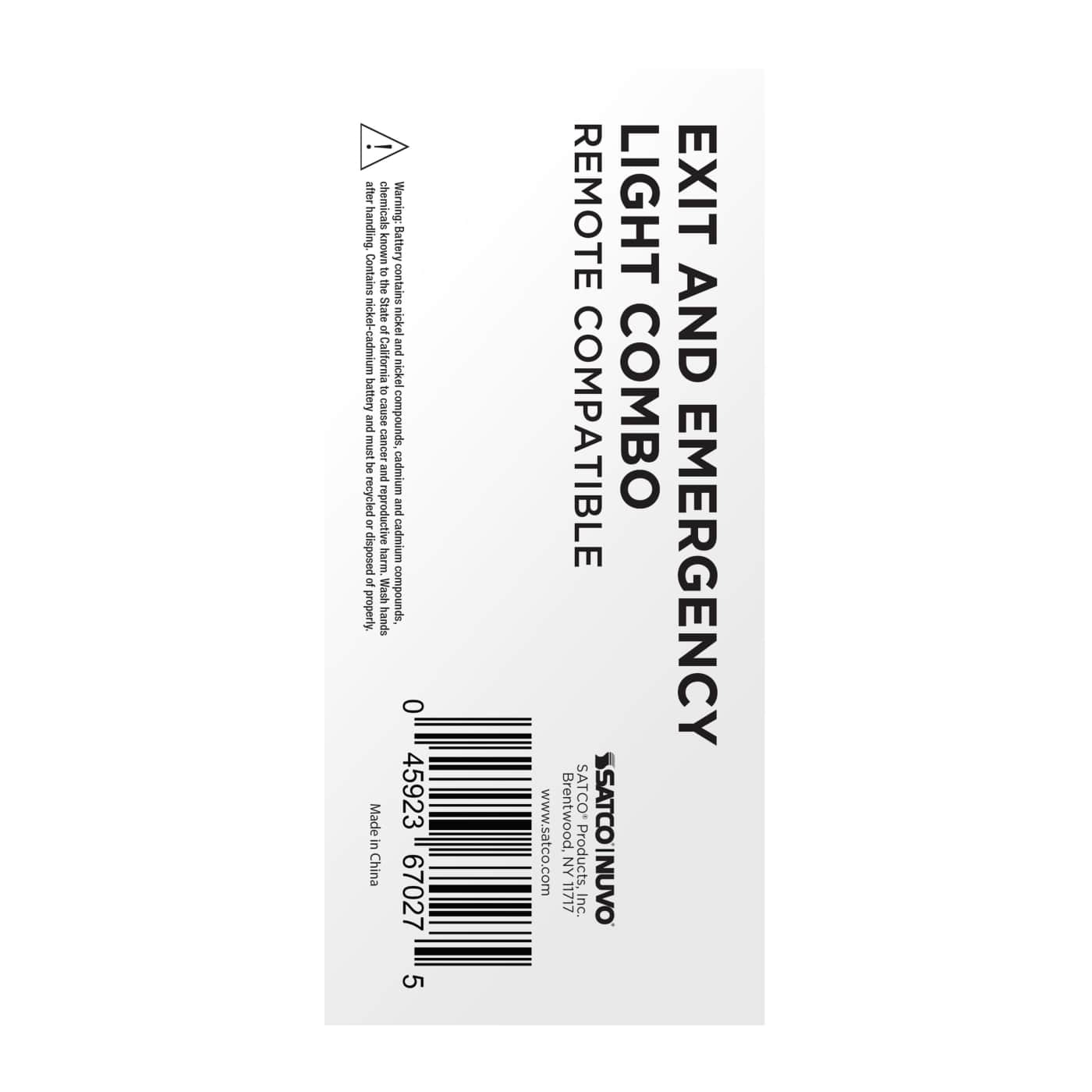 EXIT/LIGHT DH - GREEN - RC - 67-125