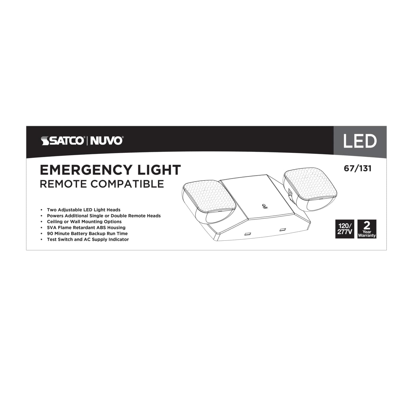 EMERG LIGHT DH - RC - 67-131