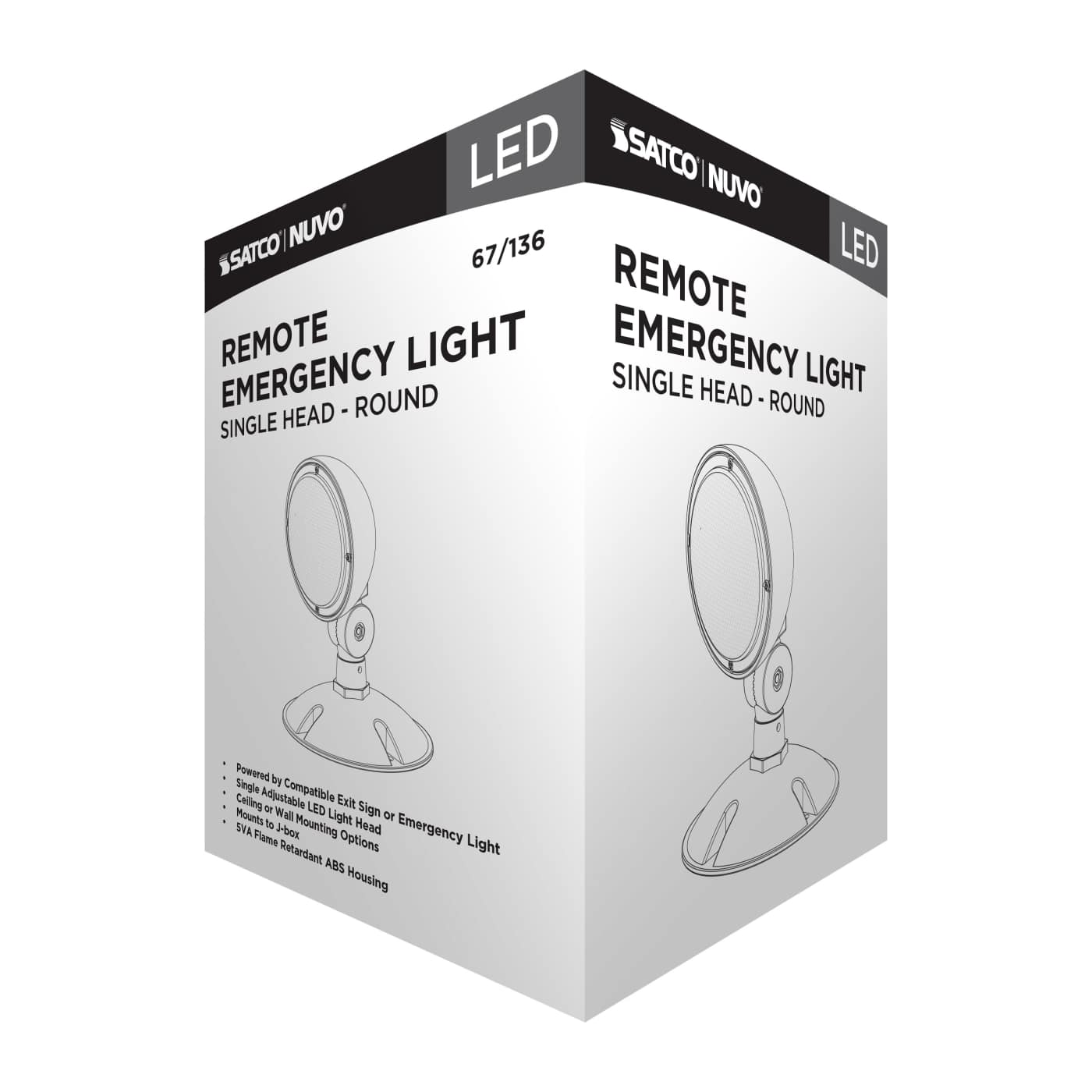 REMOTE EMERG LIGHT WP - 67-136