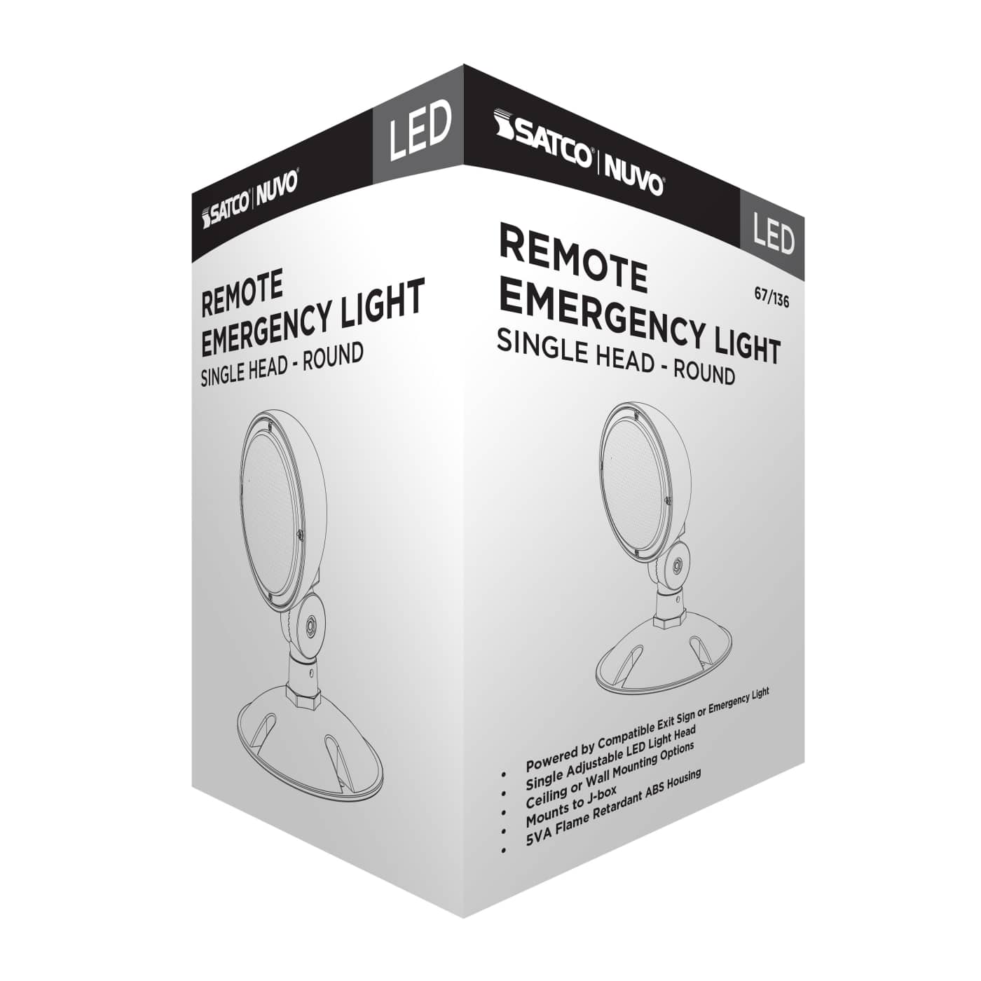 REMOTE EMERG LIGHT WP - 67-136
