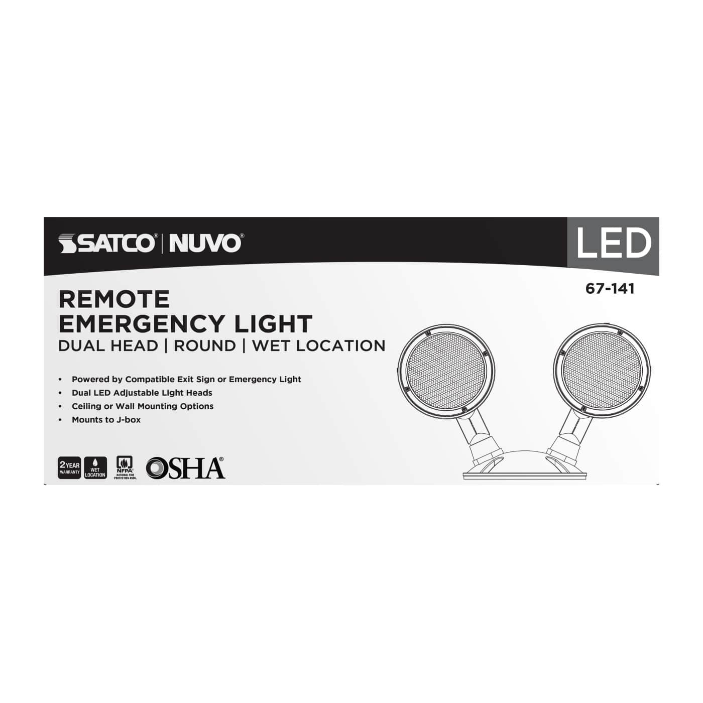 REMOTE EMERG LIGHT WP LP DH - 67-141