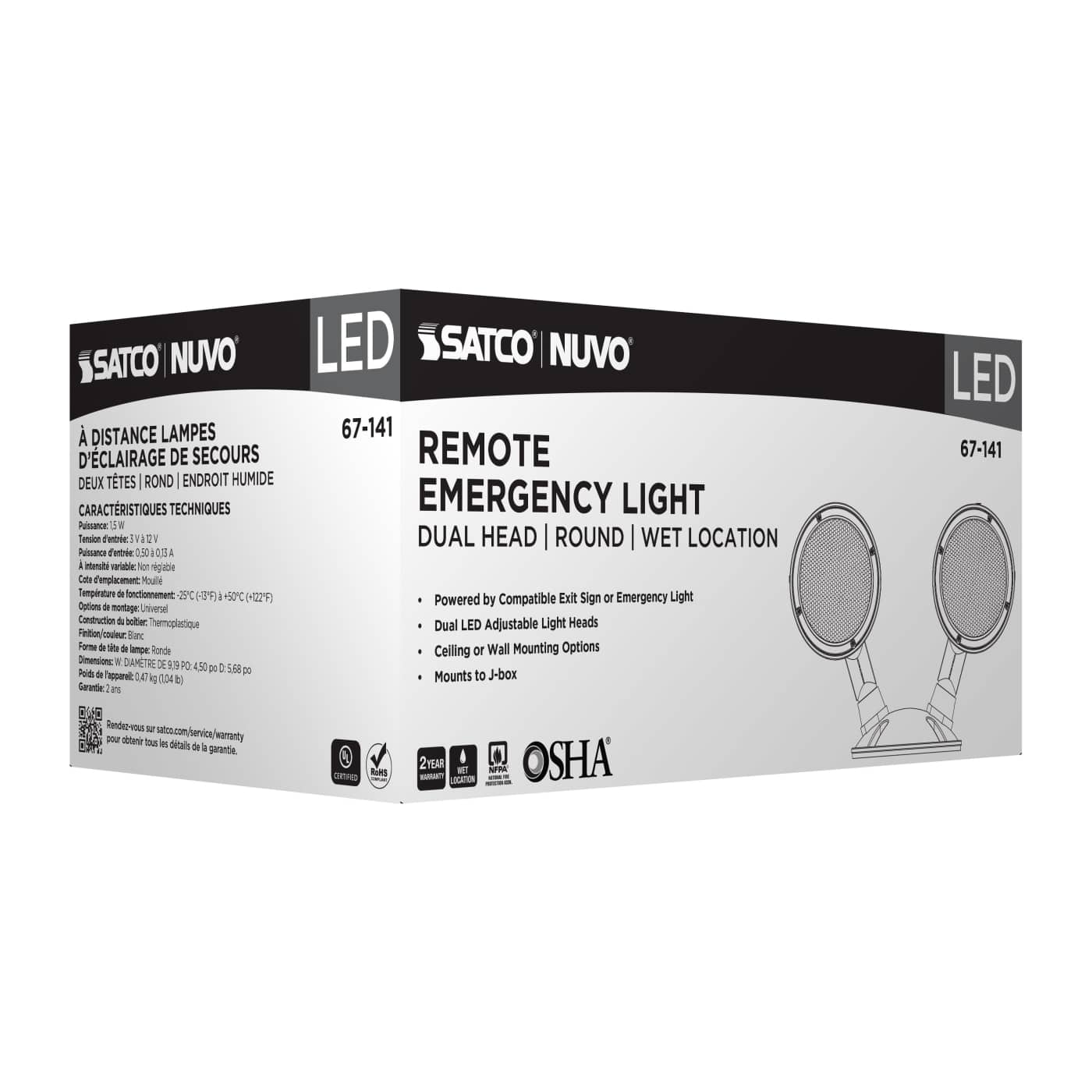 REMOTE EMERG LIGHT WP LP DH - 67-141