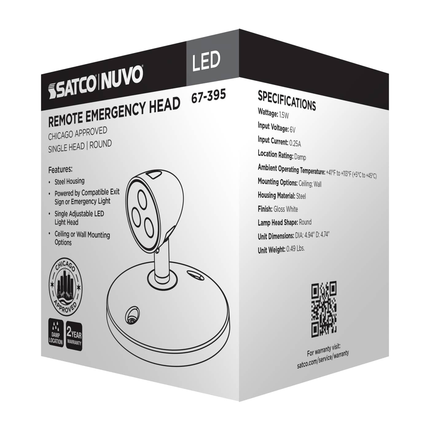 ELR1.5W/WH/6V/CH - 67-395