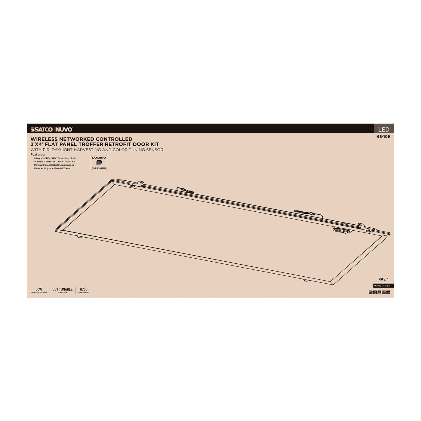 DOMINO 2X4 PANEL RETROFIT KIT - 68-109