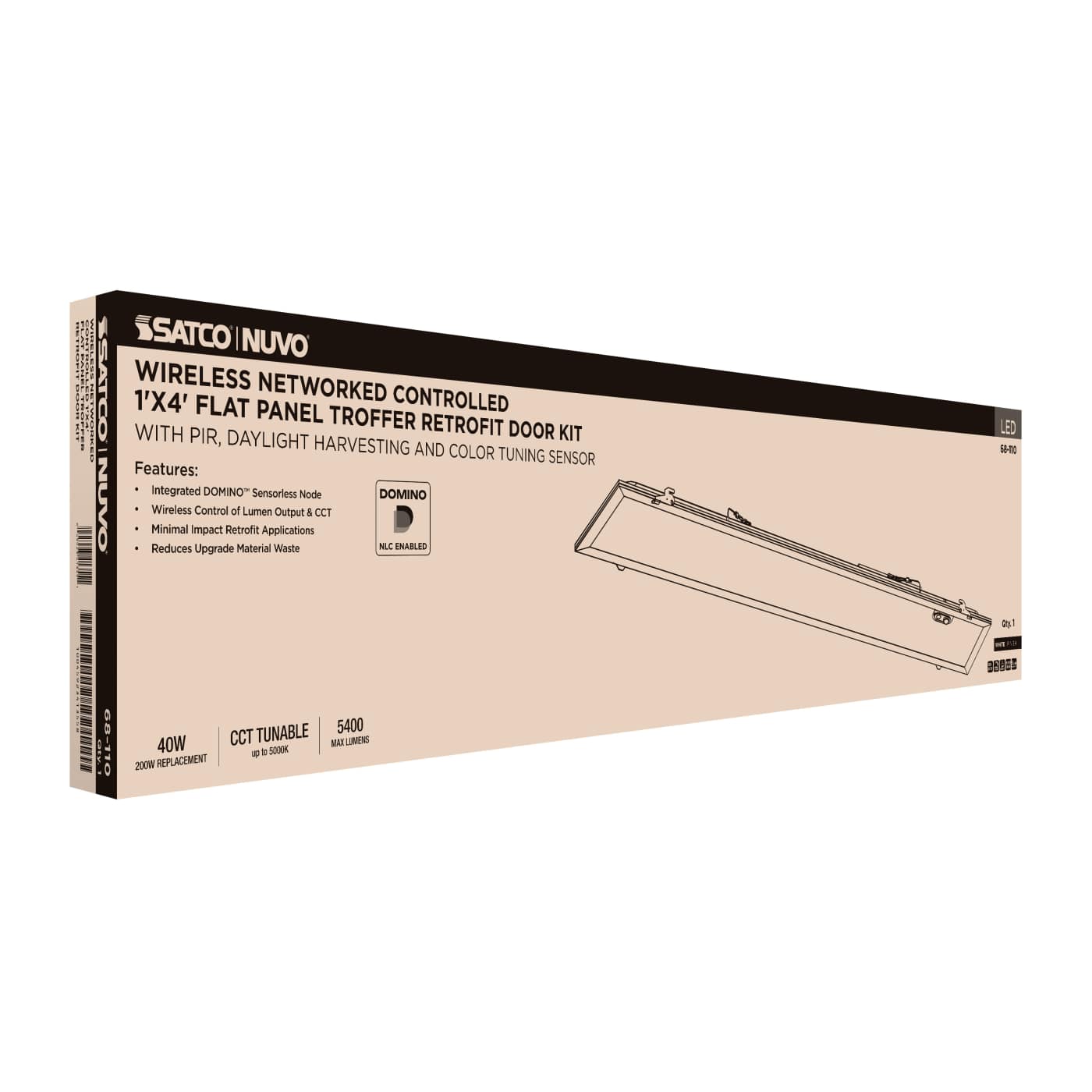 DOMINO 1X4 PANEL RETROFIT KIT - 68-110