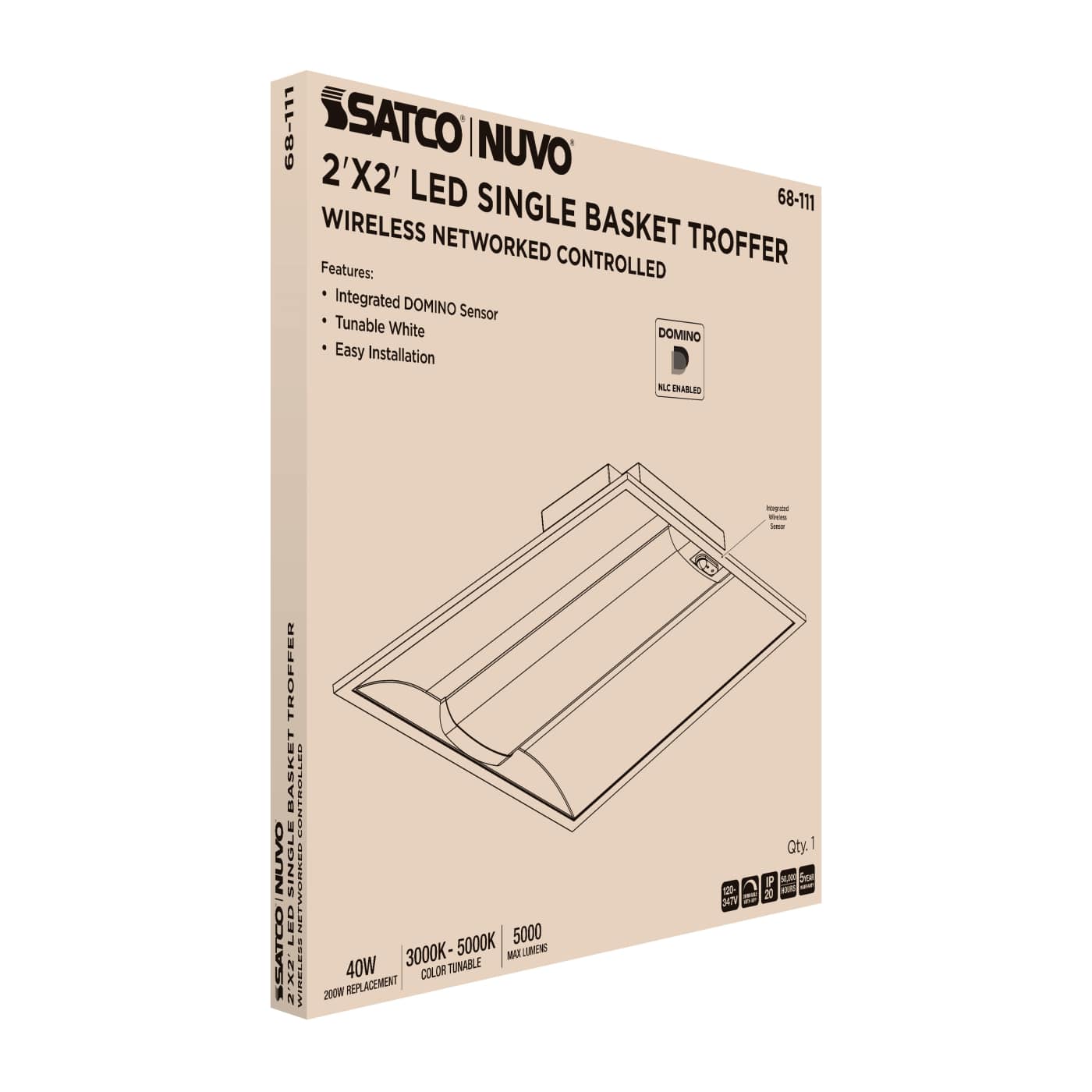 DOMINO 2X2 TROFFER - 68-111