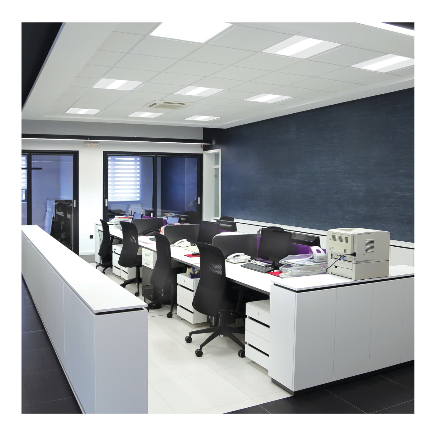 DOMINO 1X4 TROFFER - 68-113