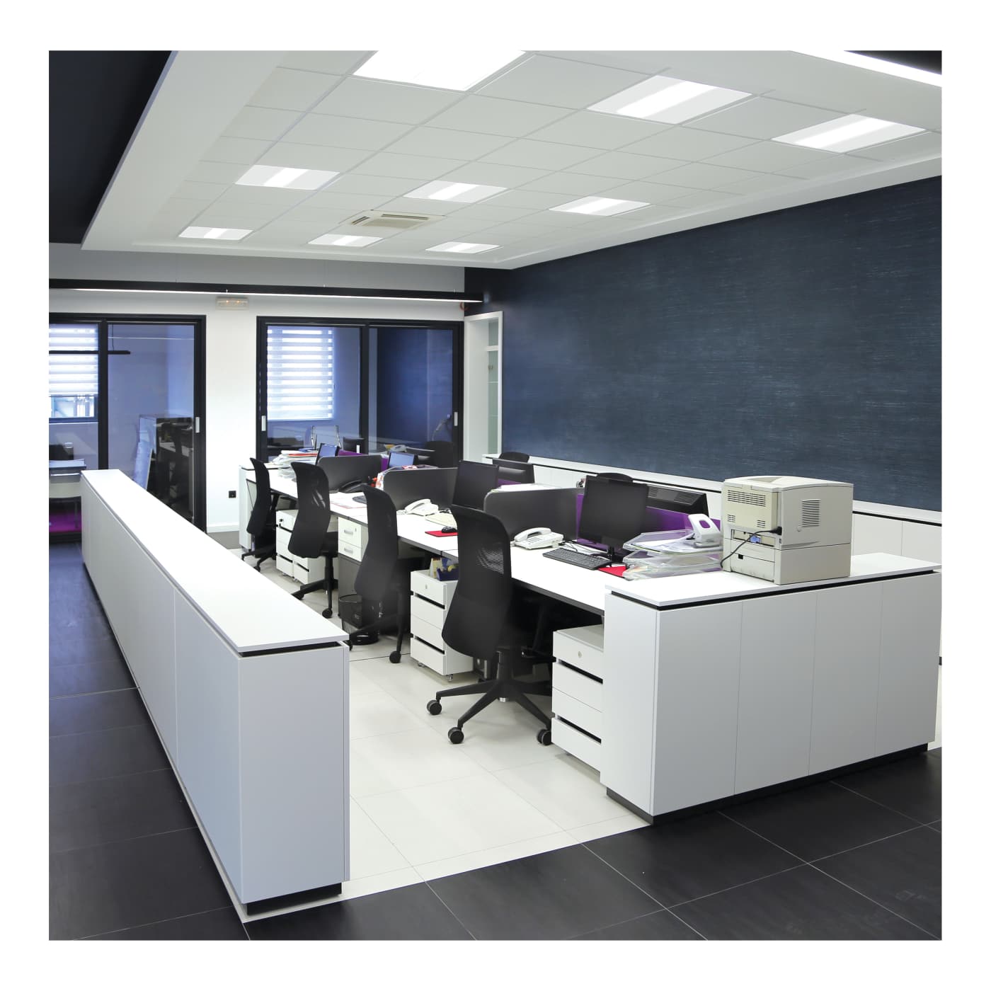 DOMINO 2X4 TROFFER-EM - 68-116