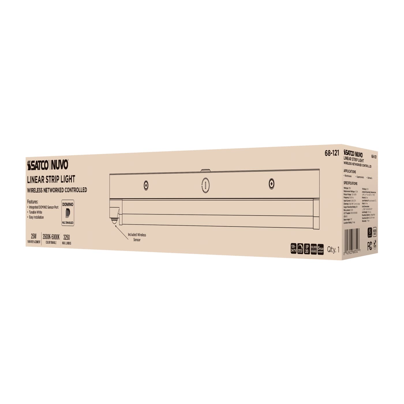 DOMINO 2FT LINEAR STRIP - 68-121