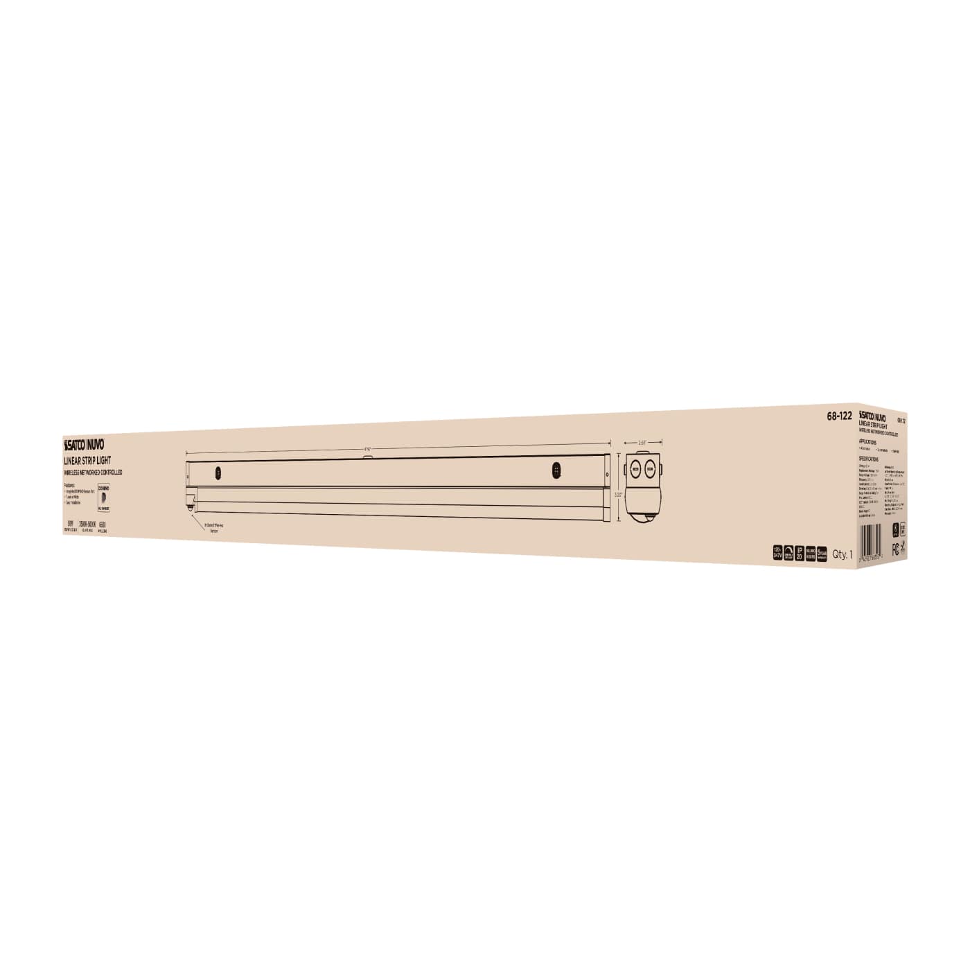 DOMINO 4FT LINEAR STRIP - 68-122