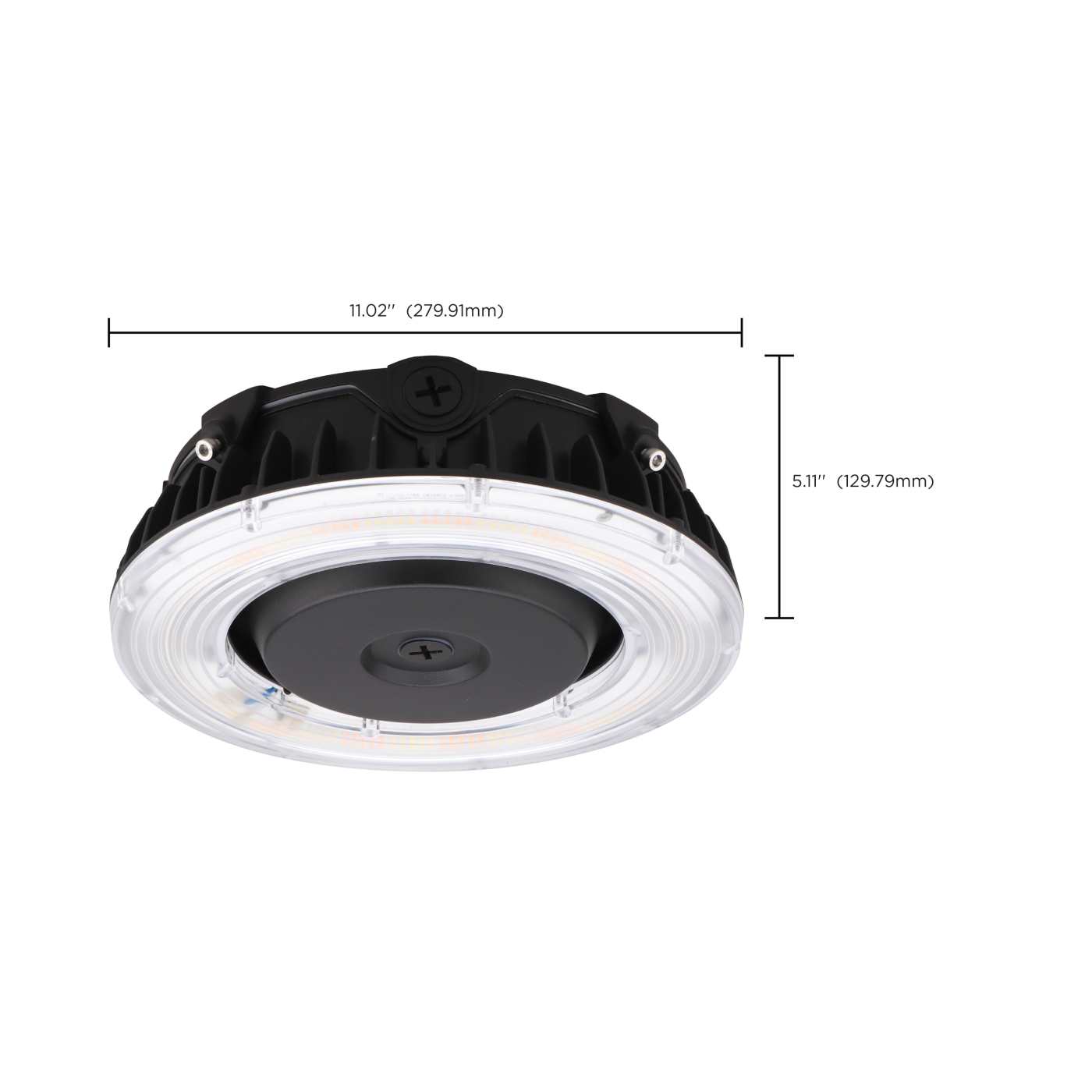 DOMINO 100W ROUND CANOPY LIGHT - 68-154