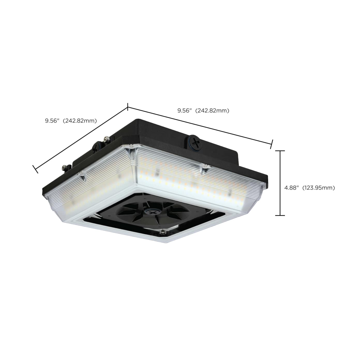 DOMINO WIDE BEAM CANOPY BRONZE - 68-163