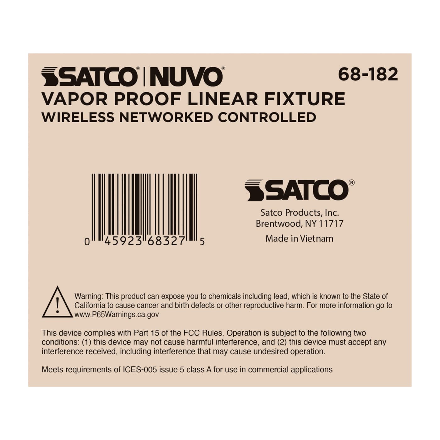 DOMINO 4FT VAPOR TIGHT - 68-182