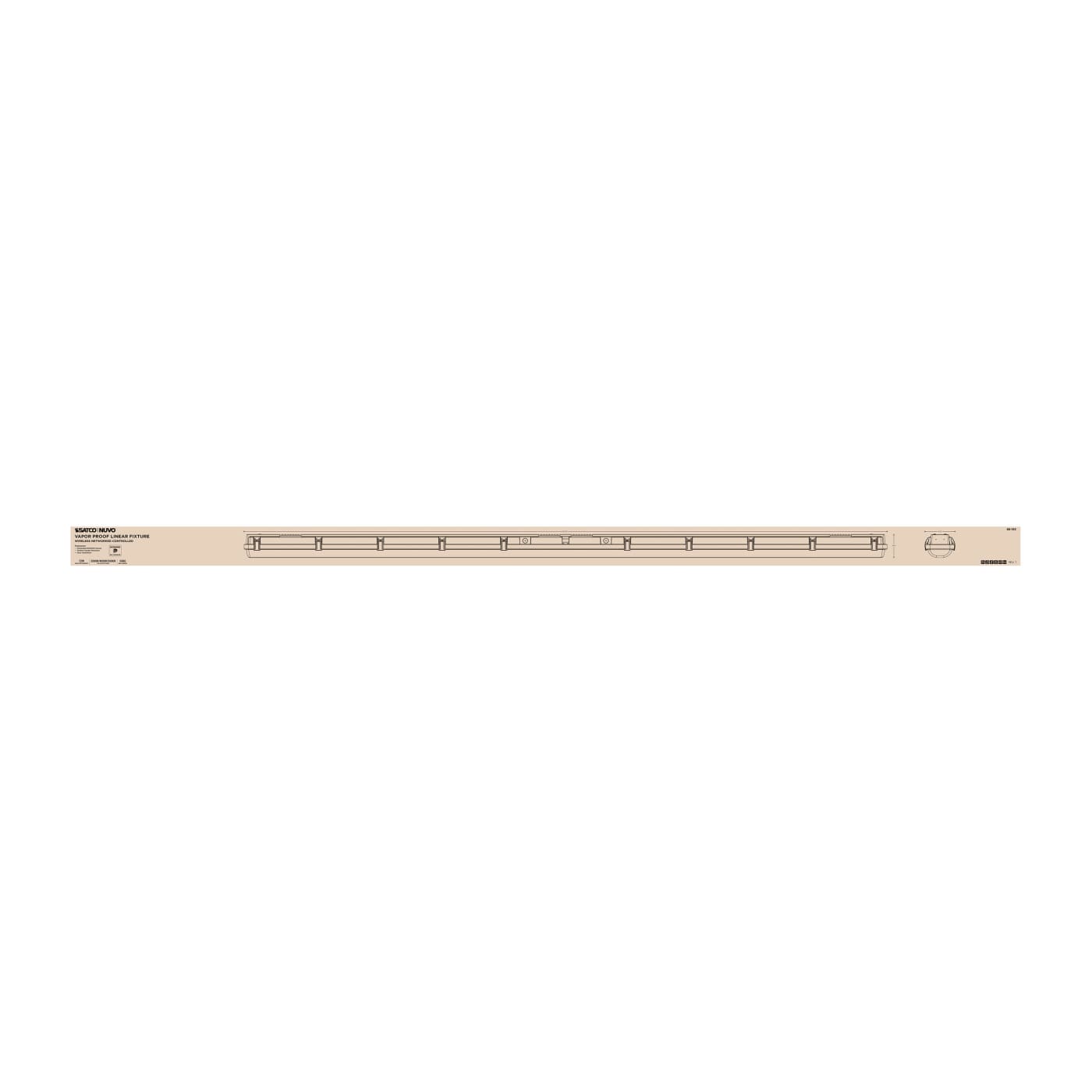 DOMINO 8FT VAPOR TIGHT - 68-183