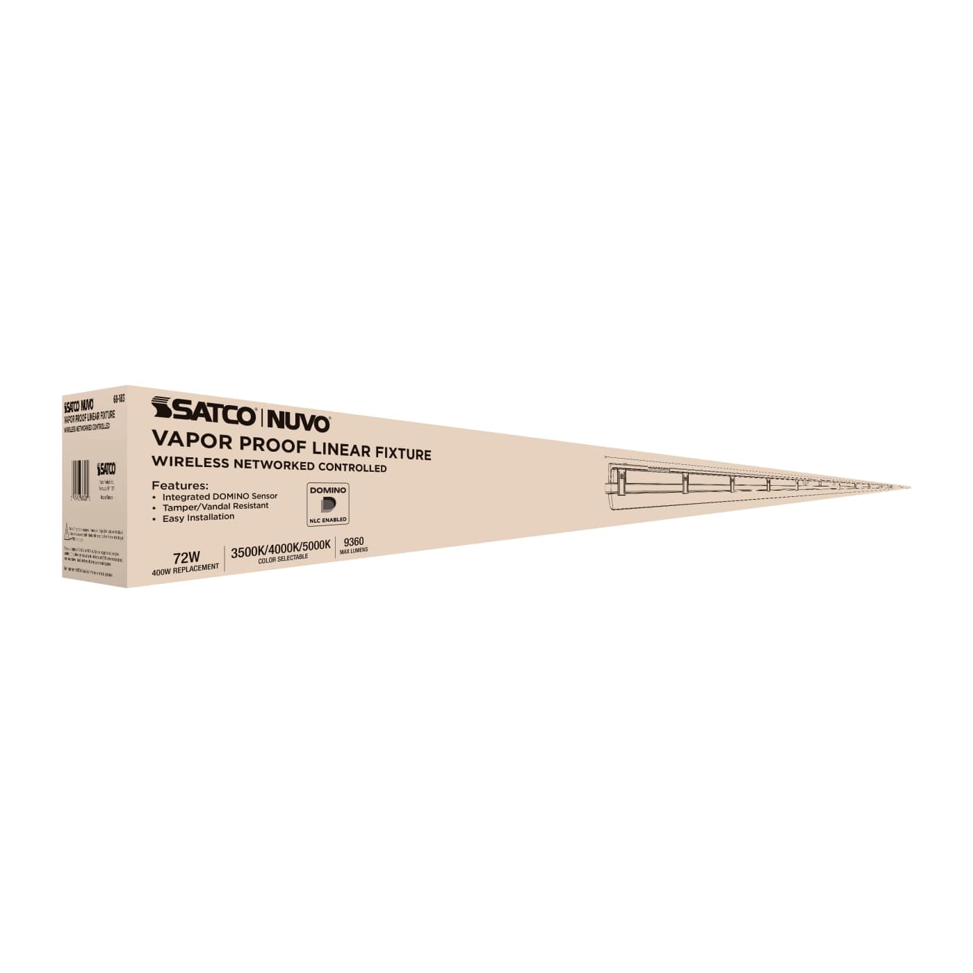 DOMINO 8FT VAPOR TIGHT - 68-183